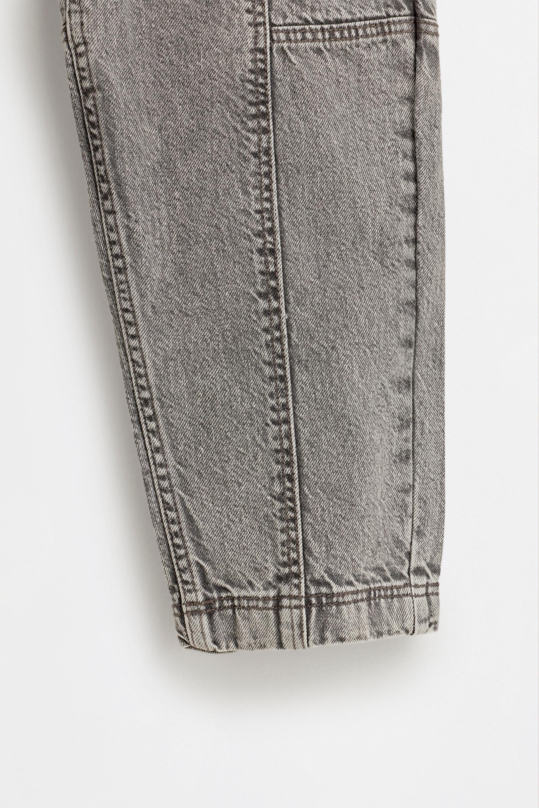 Balloon-fit jogger jeans — GREY