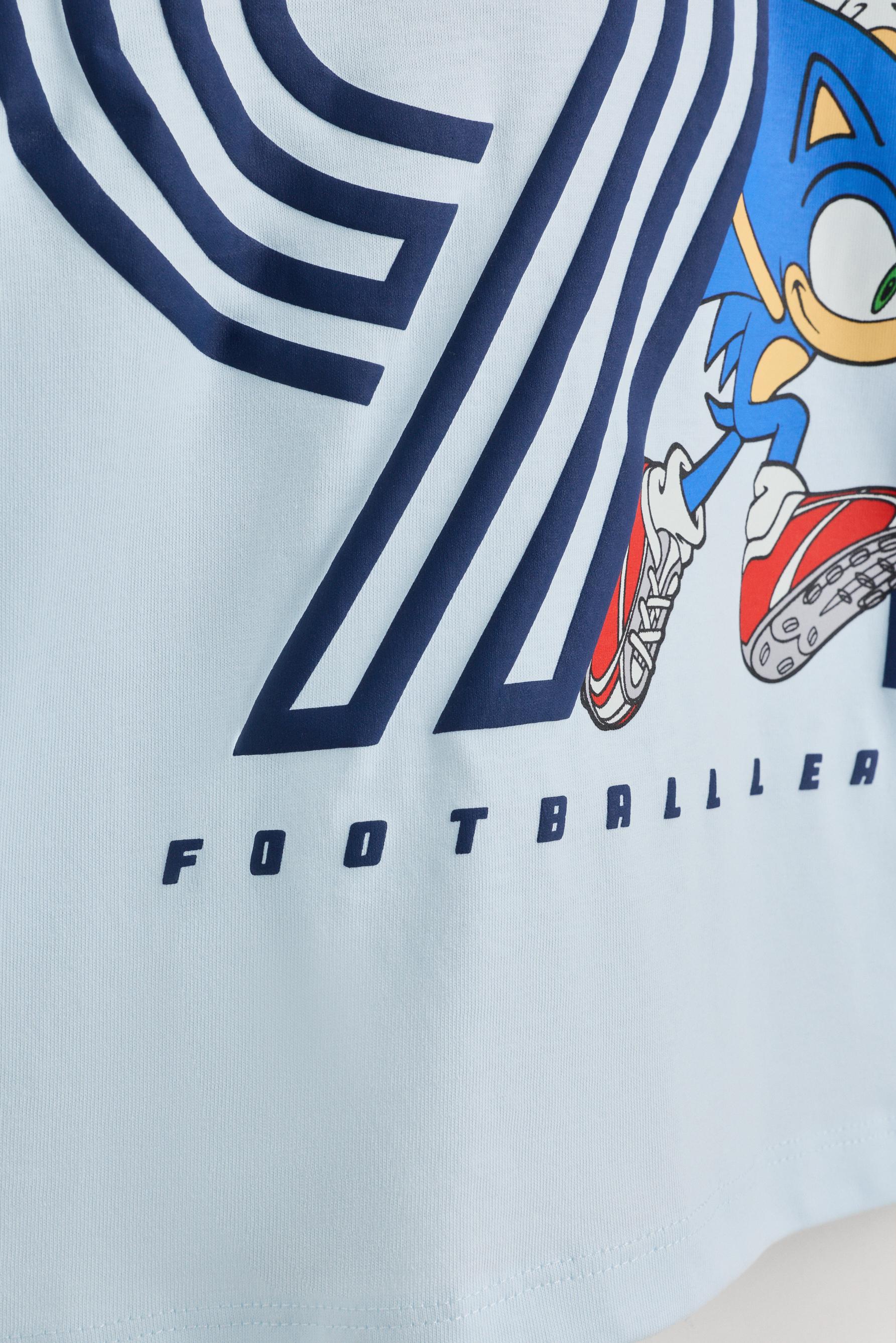 SONIC™ | SEGA Soccer T-shirt — PALE BLUE