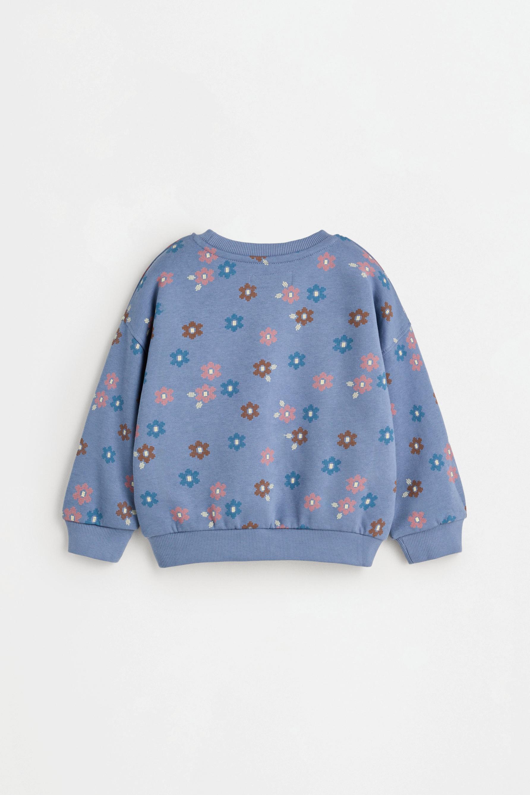 Sweatshirt and ribbed leggings set — INDIGO