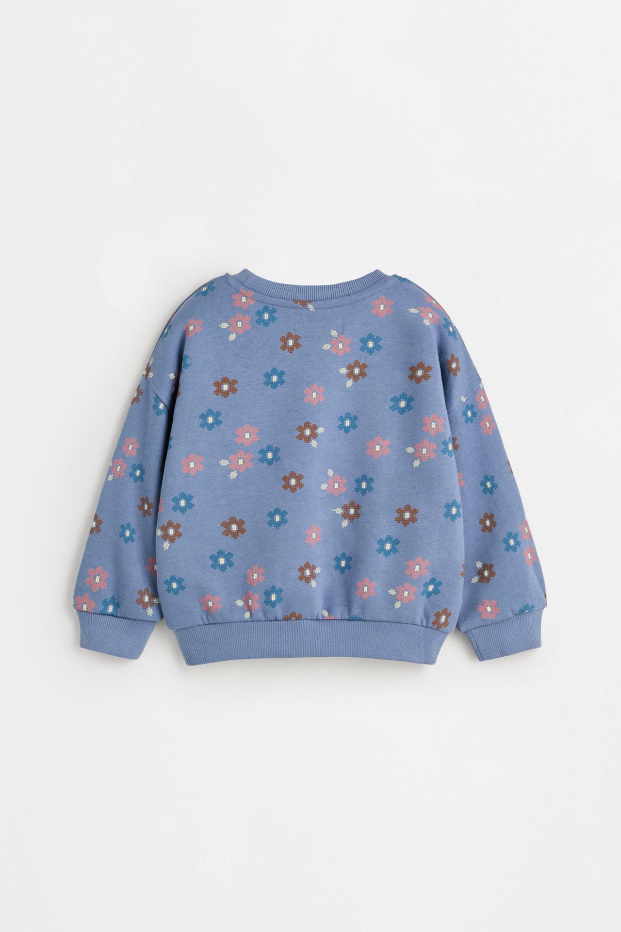 Sweatshirt and ribbed leggings set — INDIGO