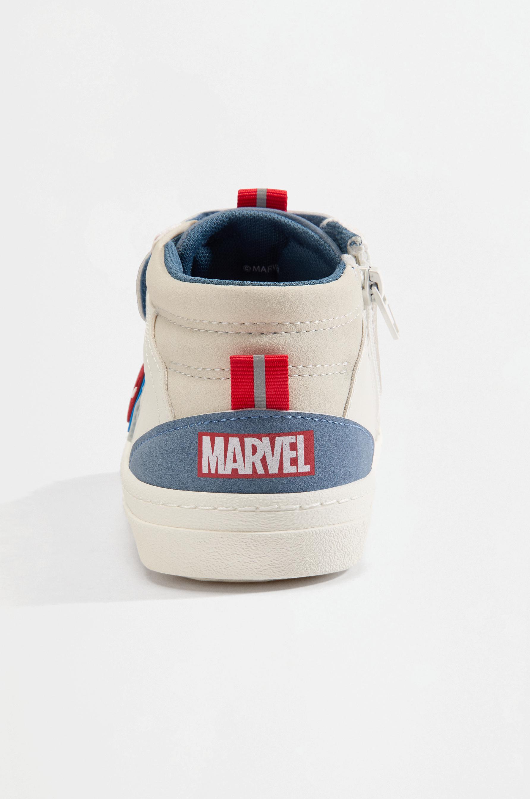 Spiderman ©Marvel Barefoot Basketball Sneakers — WHITE