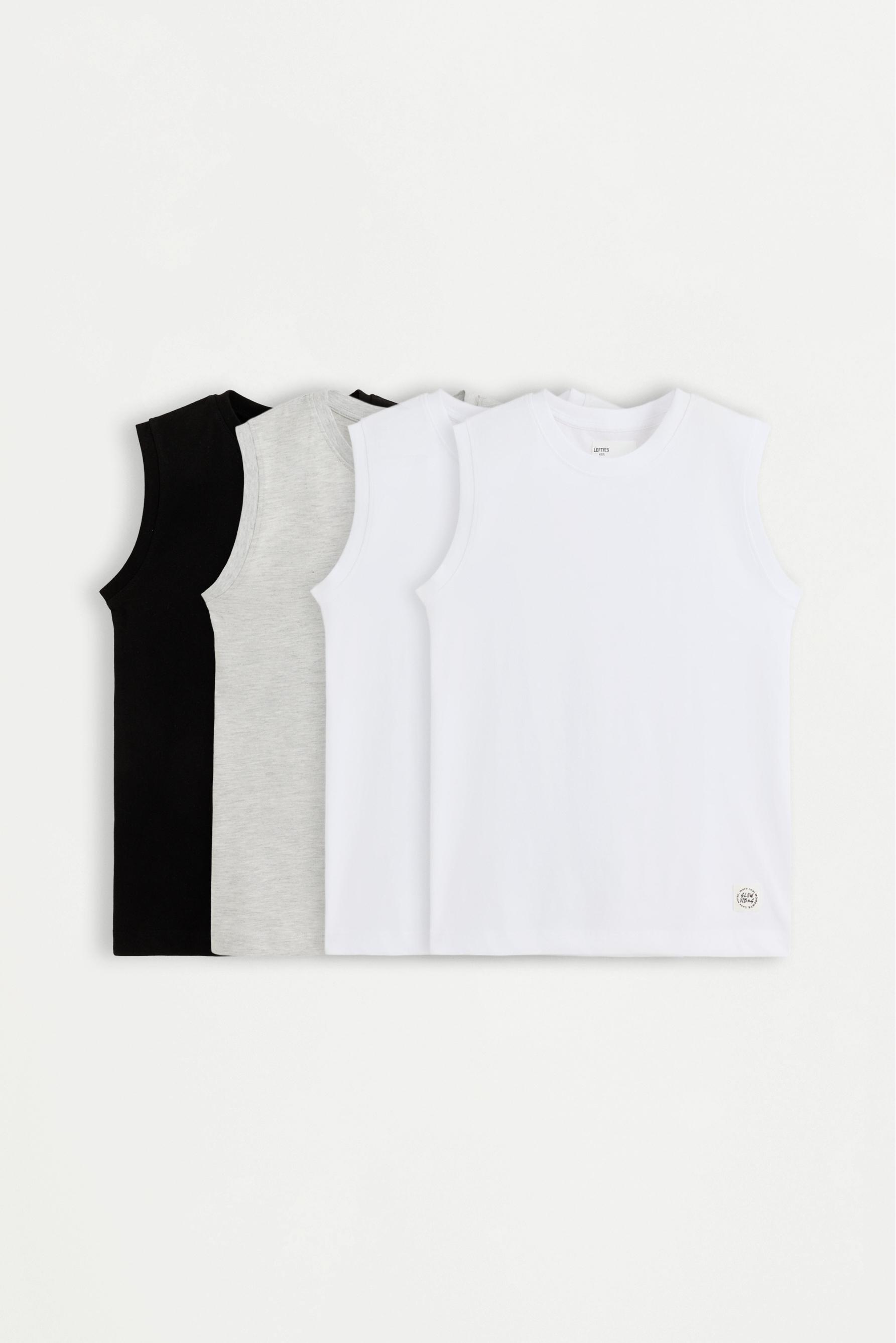 Pack of 4 tank tops — WHITE