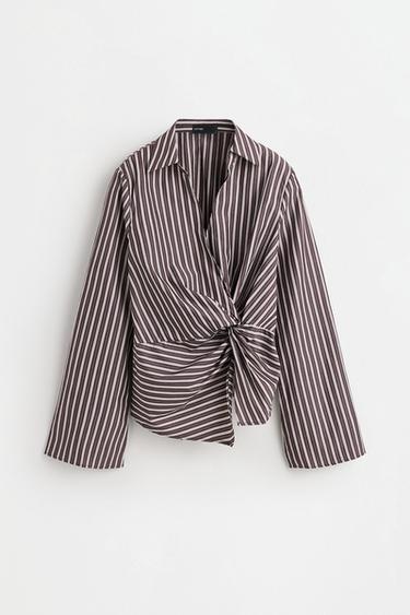 Knotted shirt — BROWN 6