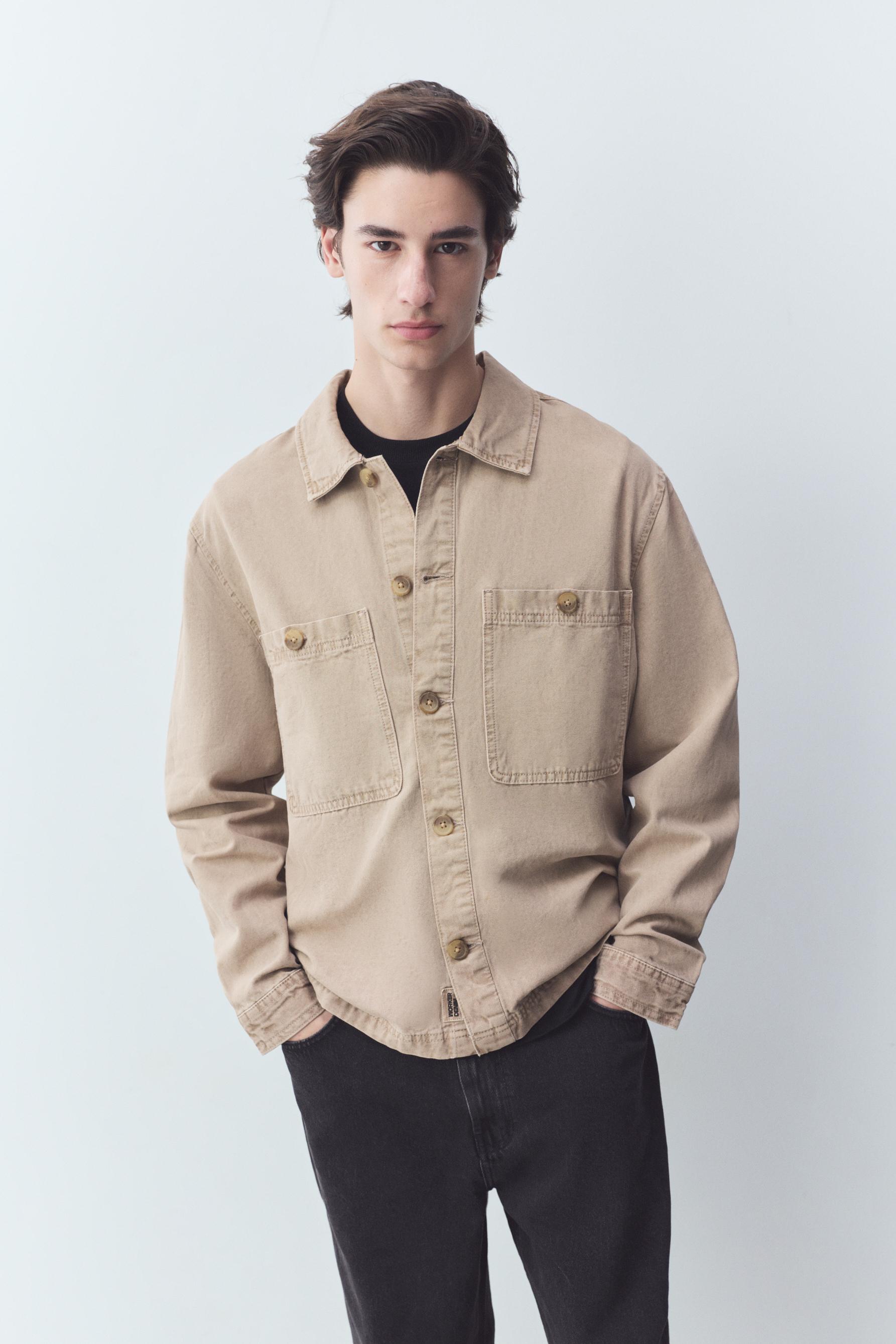 Sobrecamisa denim bolsillos