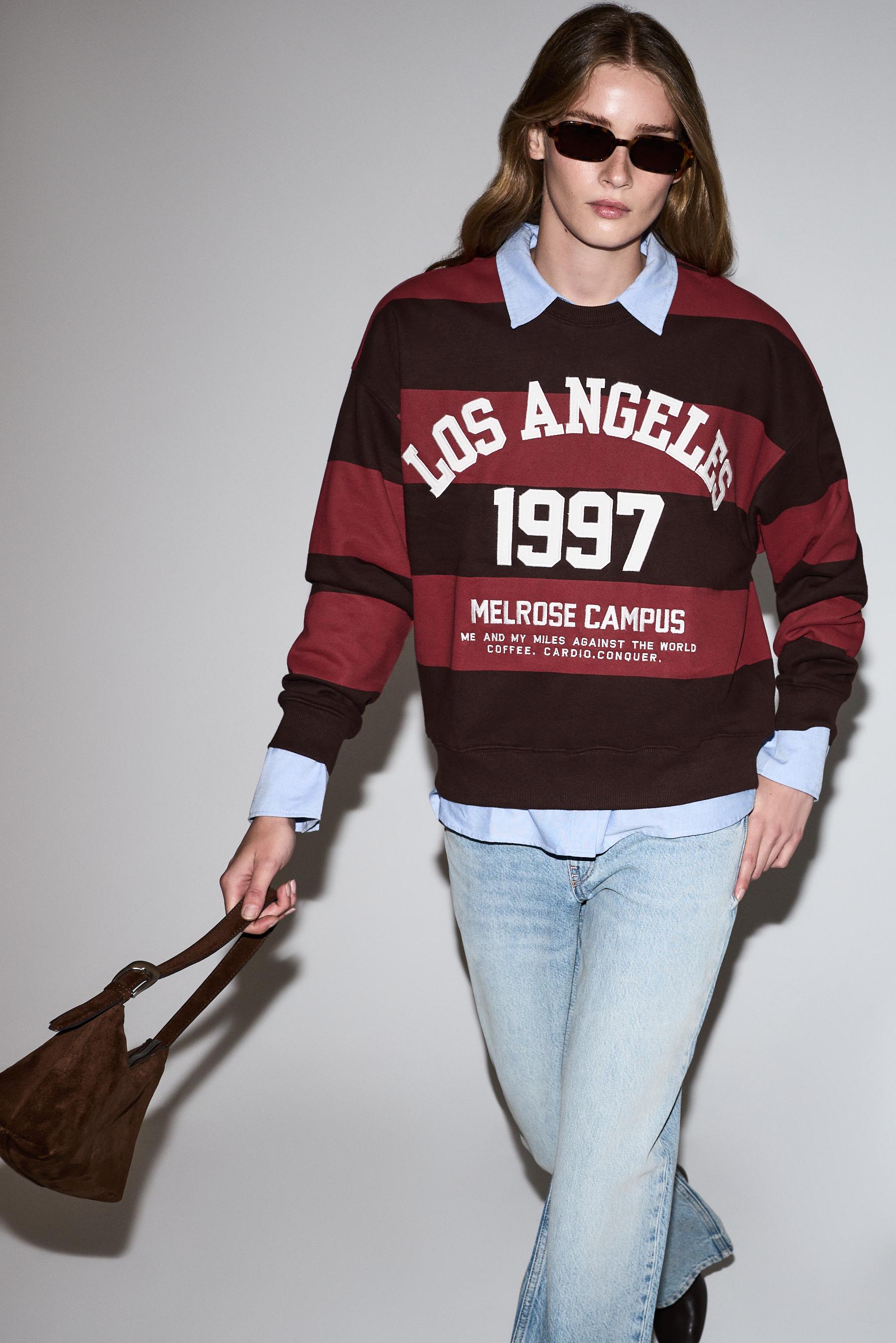 Sudadera estampada