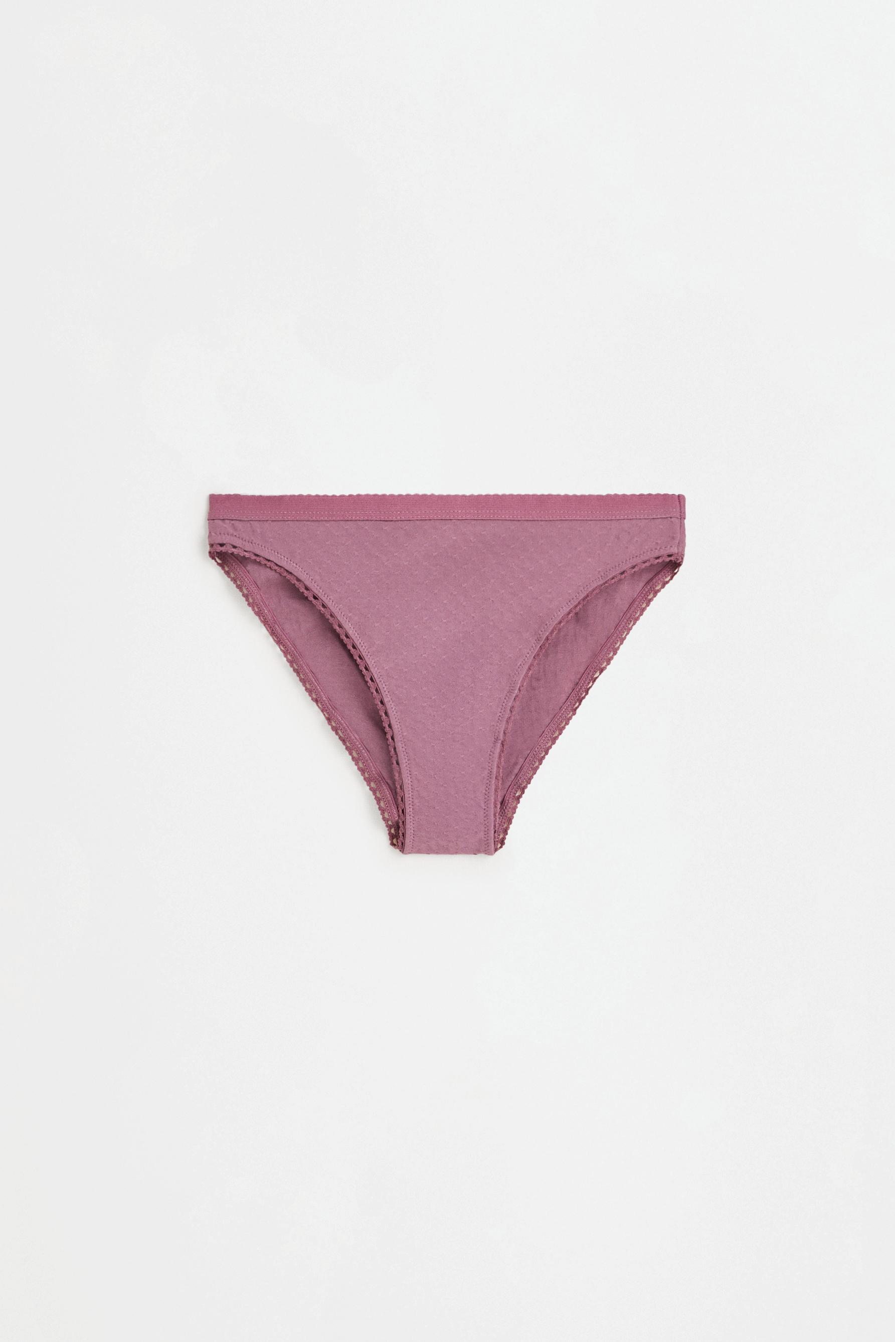 Classic dotted mesh briefs (3-pack) — PINK