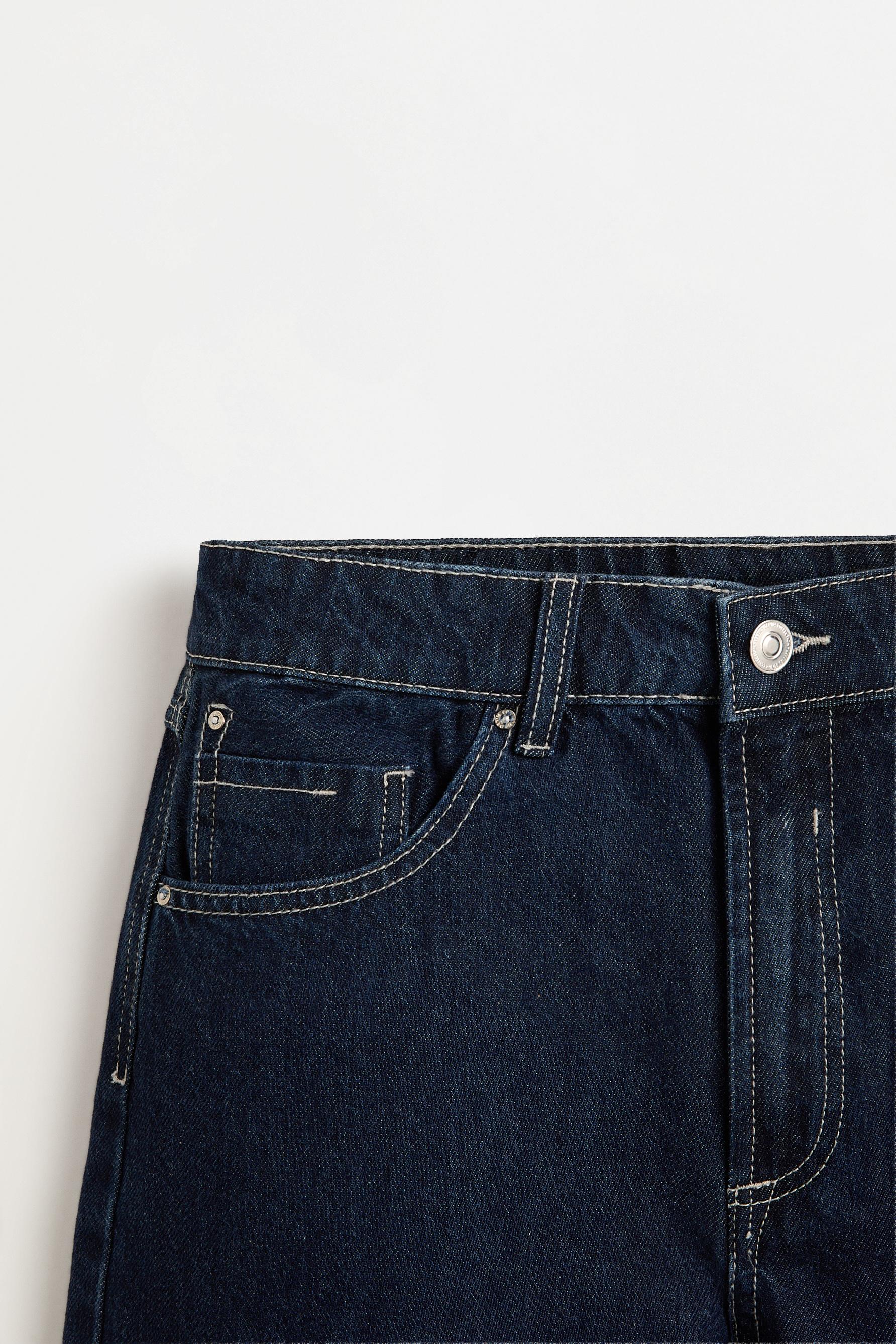 Denim Bermuda shorts — FADED NAVY