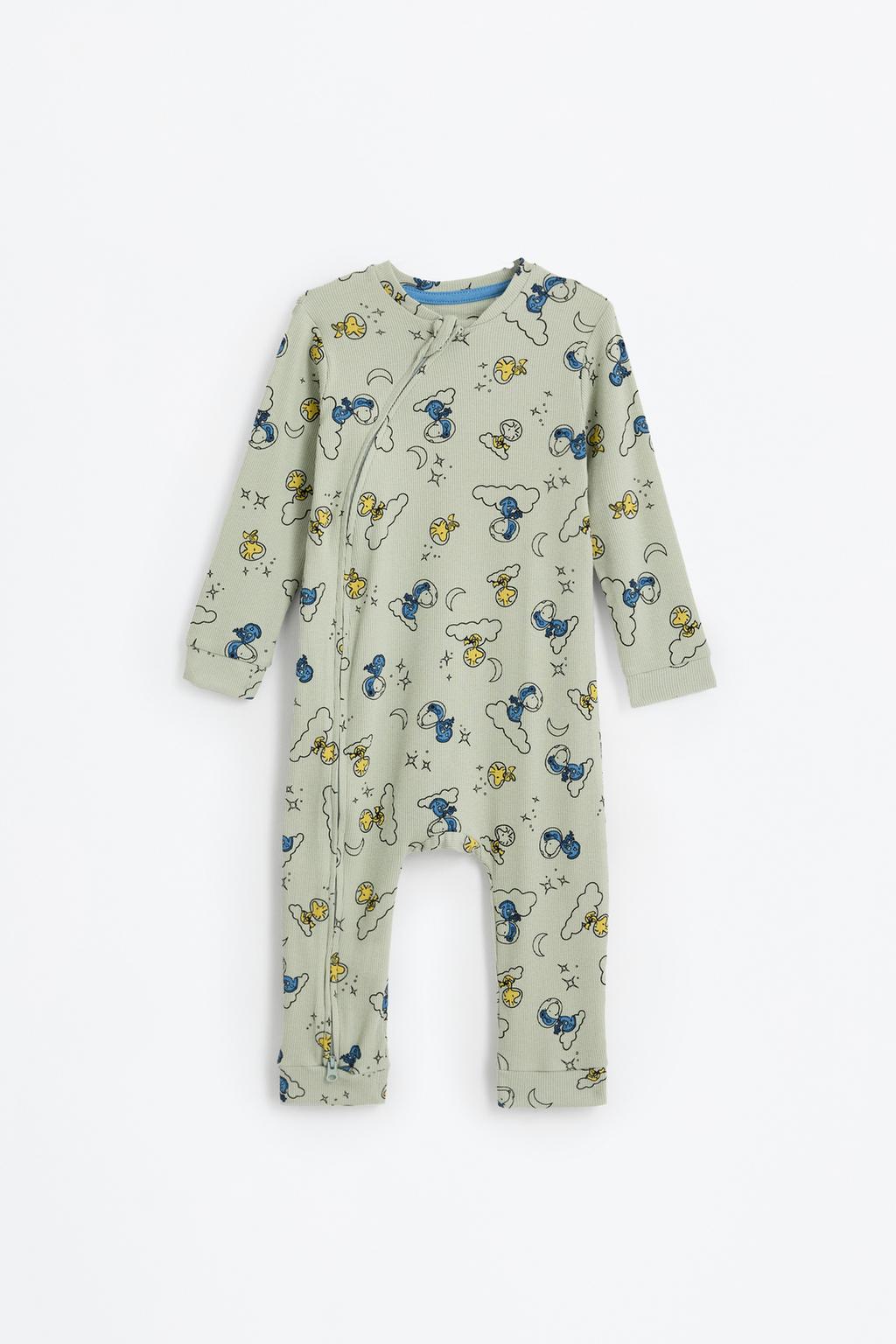 Pijama Snoopy Peanuts™ canelado inteiro