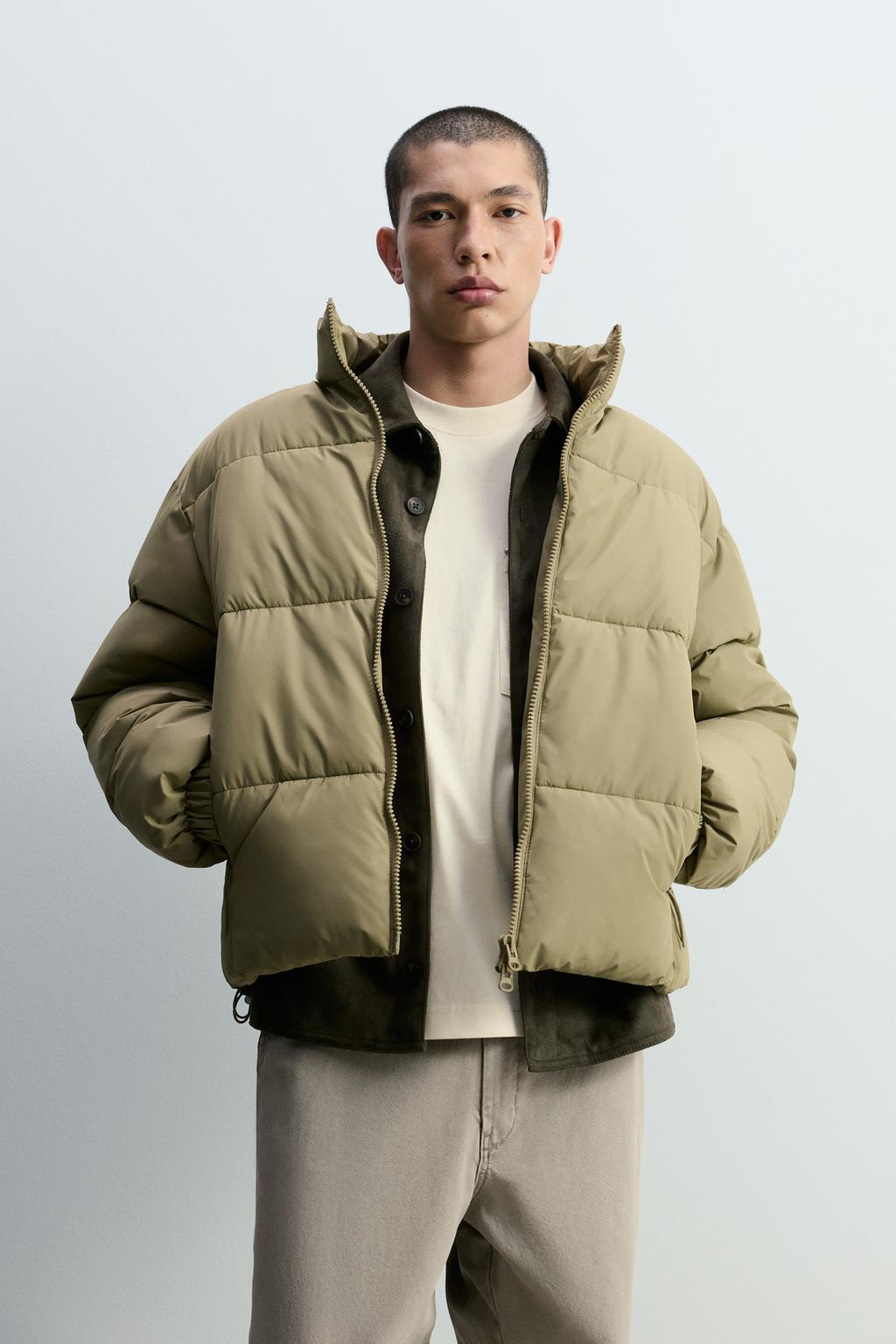 Cazadora acolchada colo alto