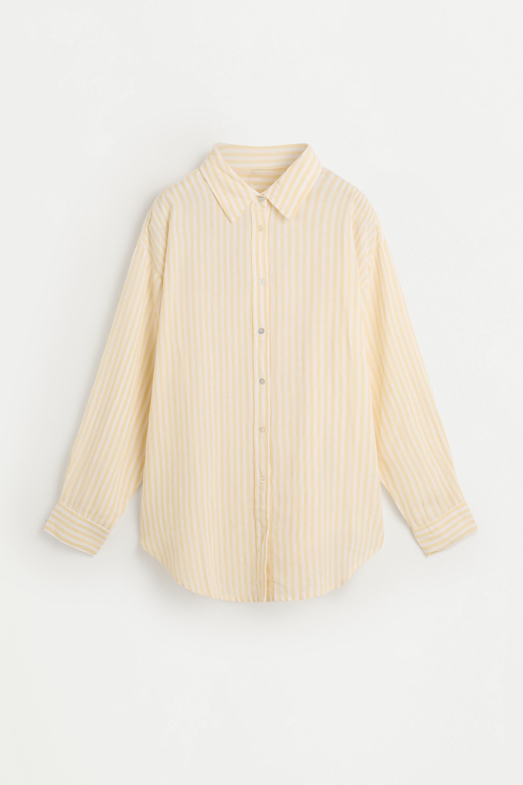Oversize rustic shirt — YELLOW