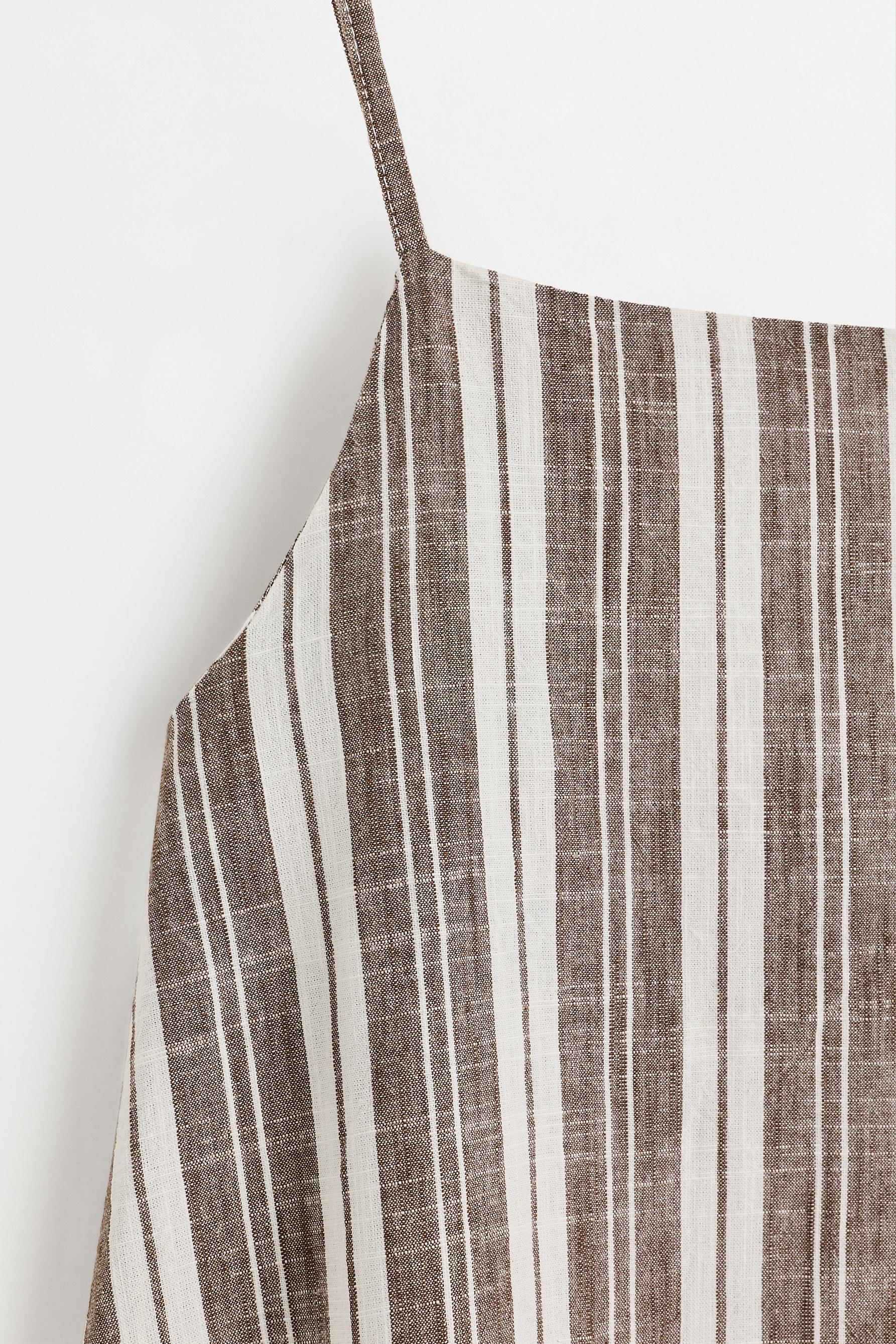 Lightweight denim dress — STRIPED