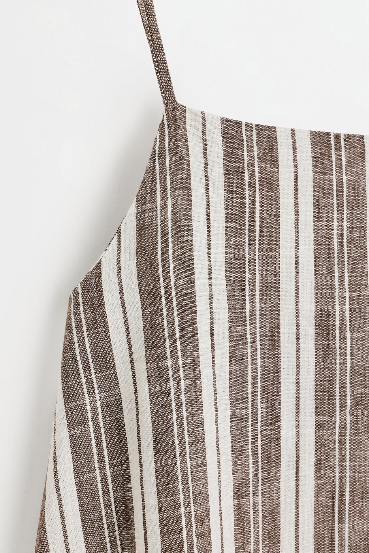 Lightweight denim dress — STRIPED