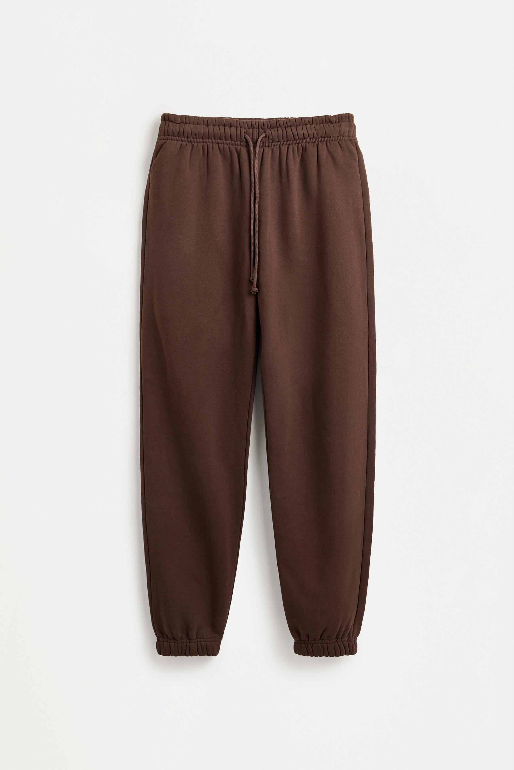 Tracksuit bottoms — CHOCOLATE BROWN (alternate view)