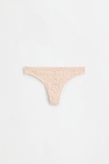 3-Pack of Brazilian lace briefs — BEIGE 4