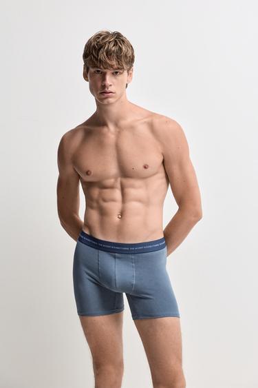 Long color boxers 5-pack — MUSTARD 2