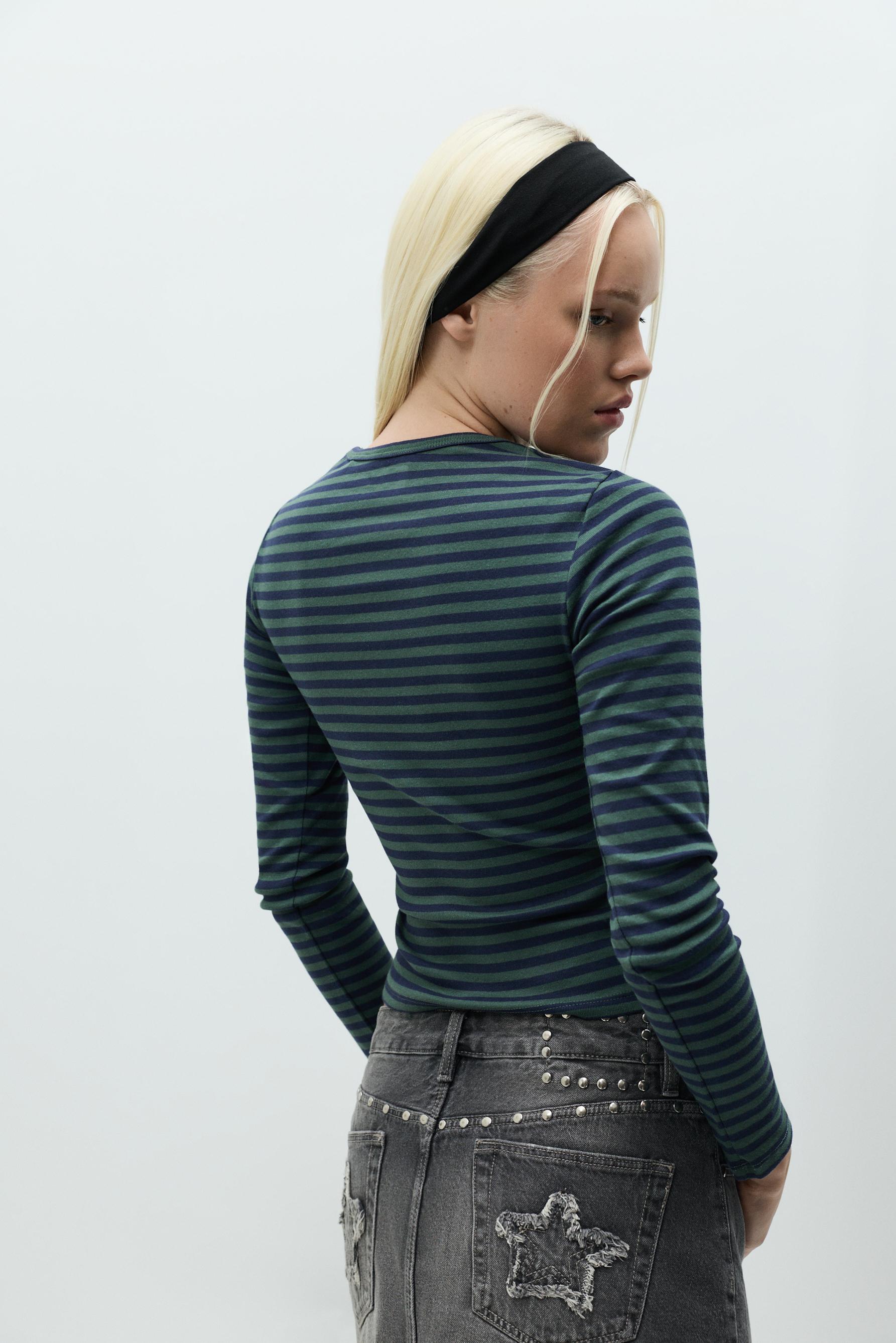 Long sleeve T-shirt — STRIPED