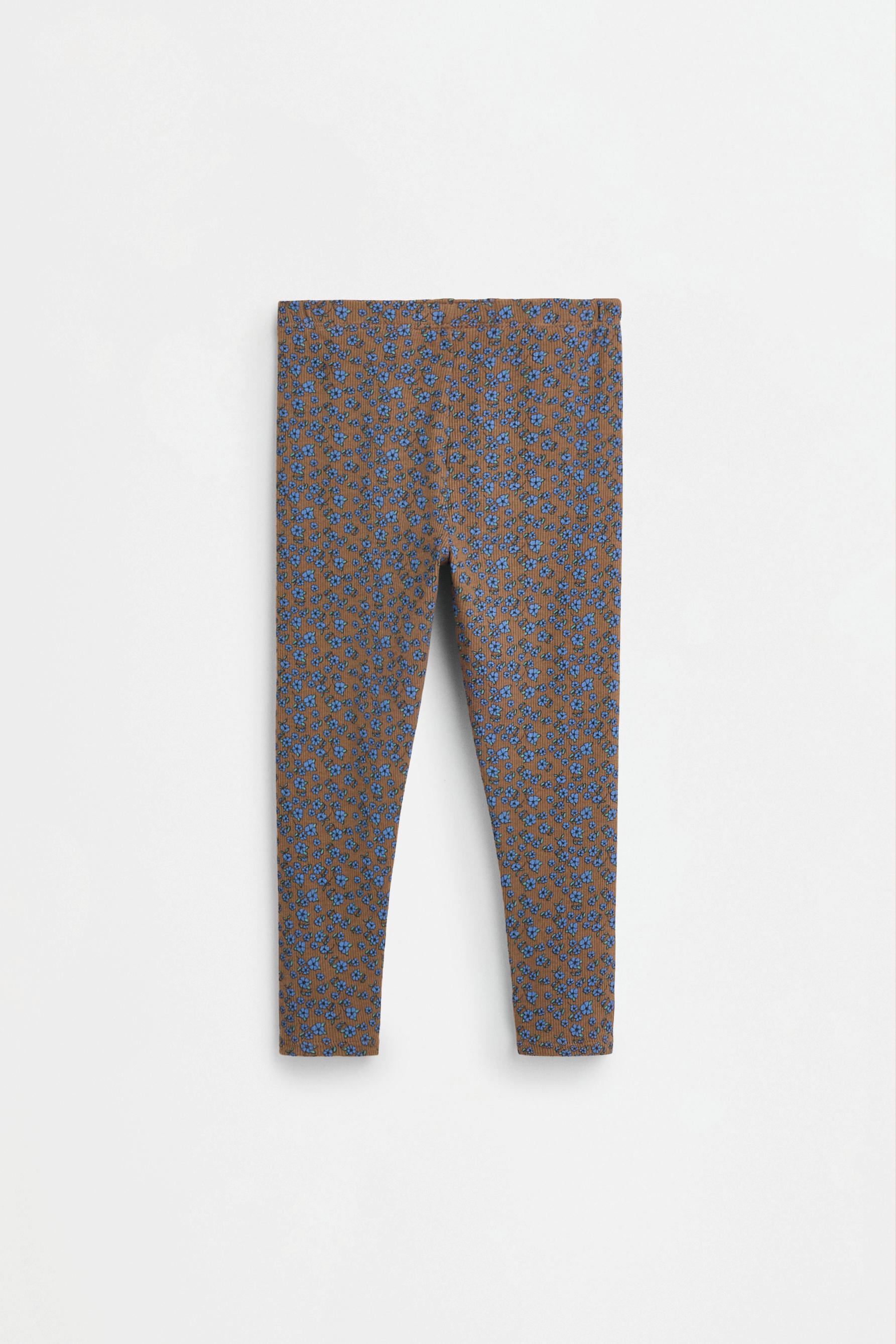 Sweatshirt and ribbed leggings set — CHOCOLATE