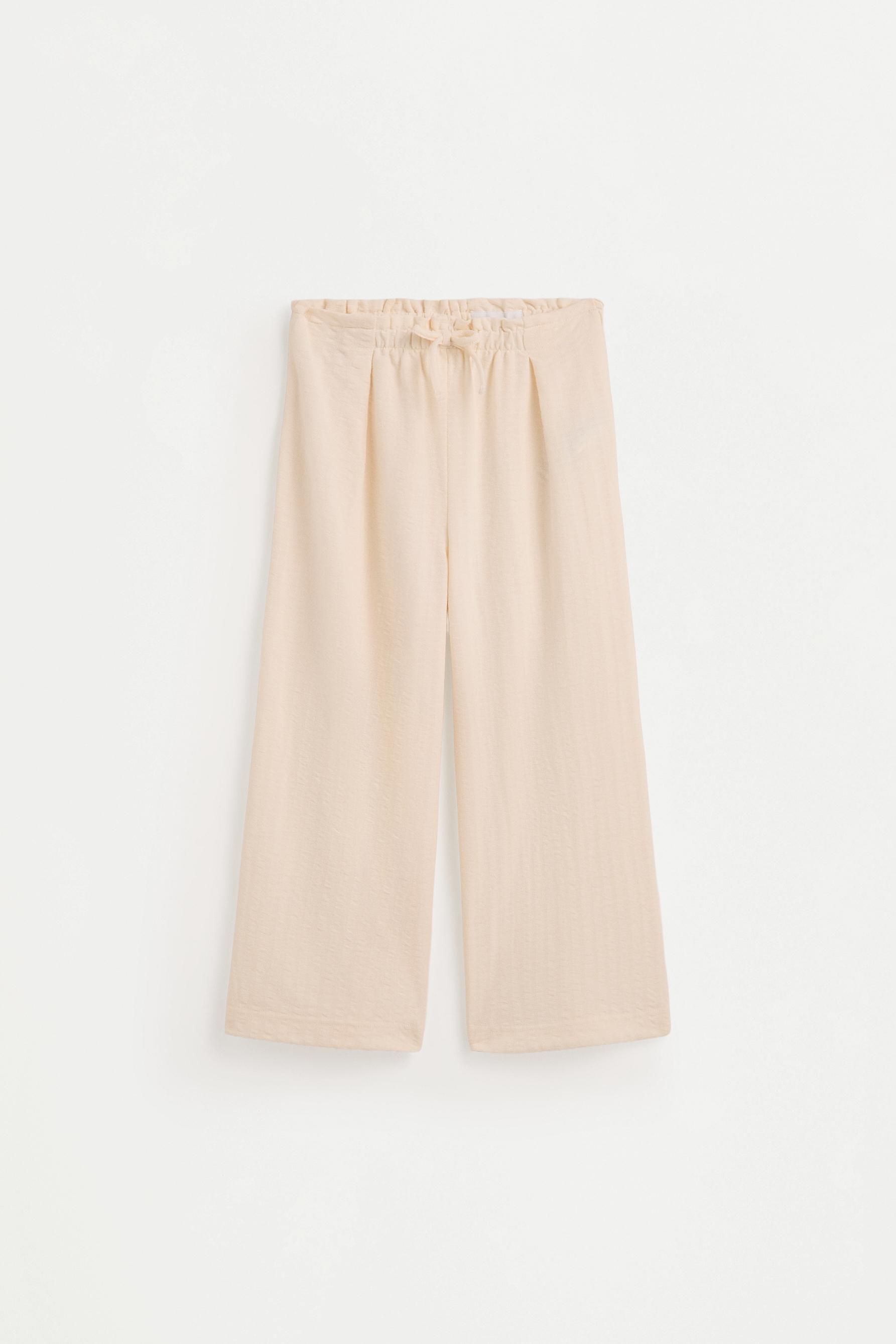Bias cut culottes — ECRU