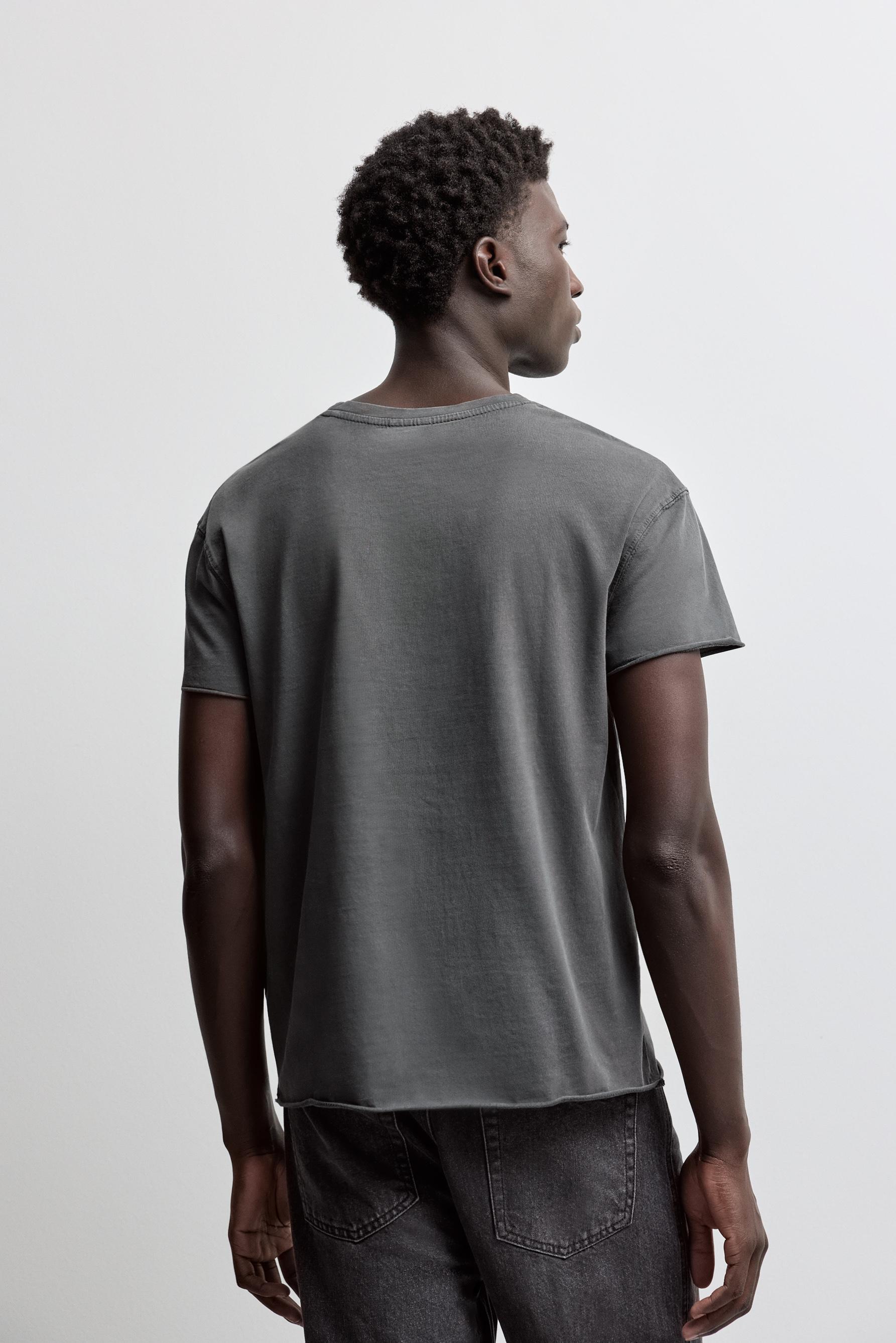 Frayed hem T-shirt — LEAD