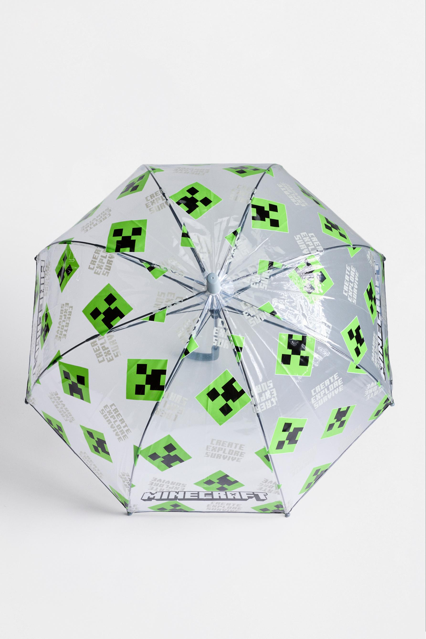 Transparent Minecraft umbrella — TRANSPARENT