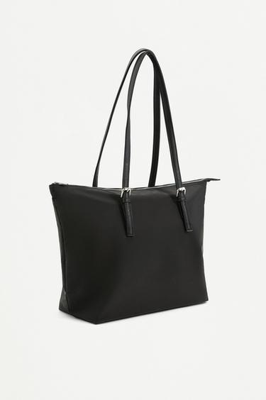 Nylon shopper bag — BLACK 2