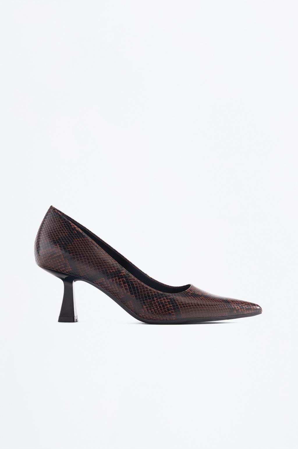 Zapato tacón animal print