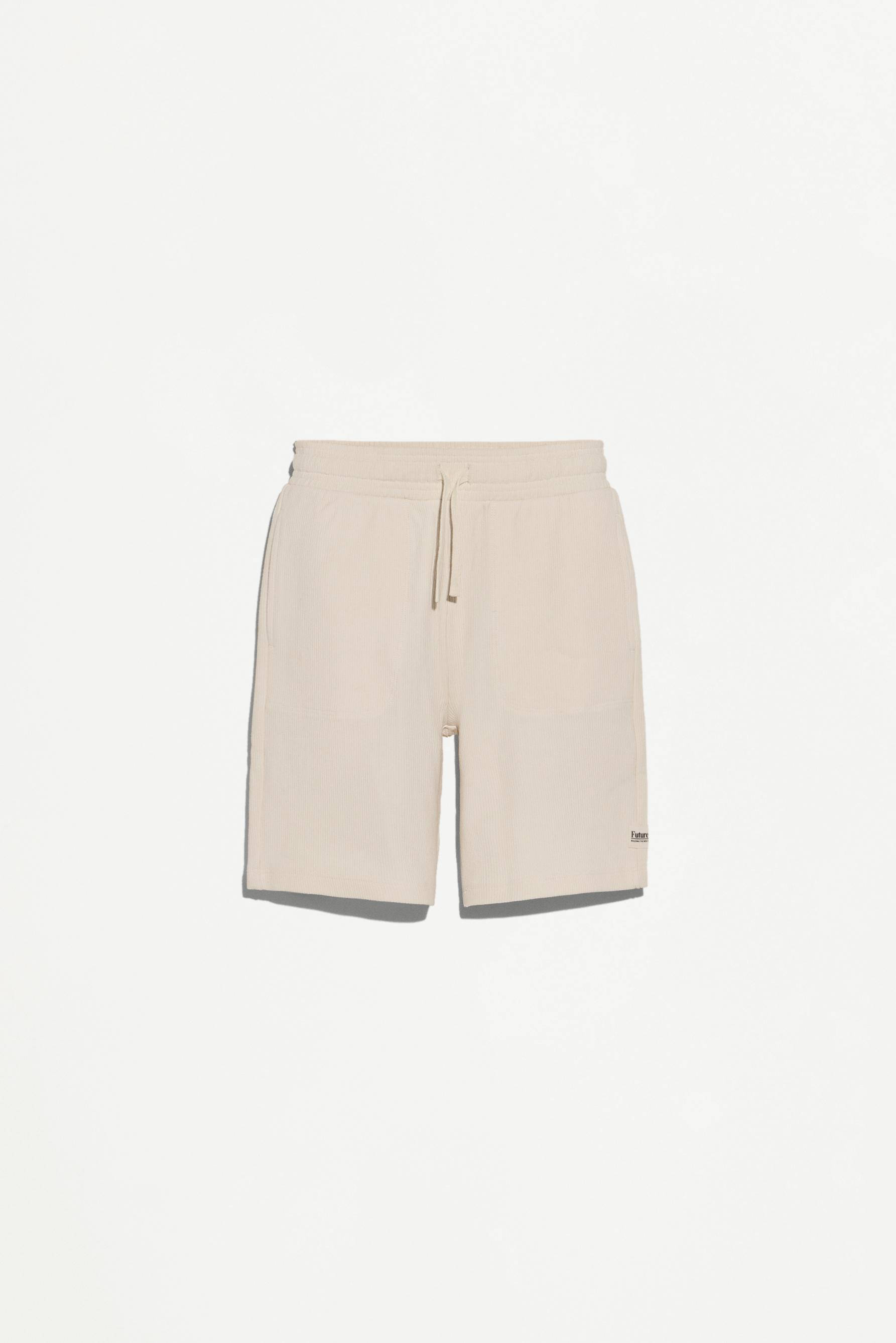 Ottoman Bermuda shorts — ECRU