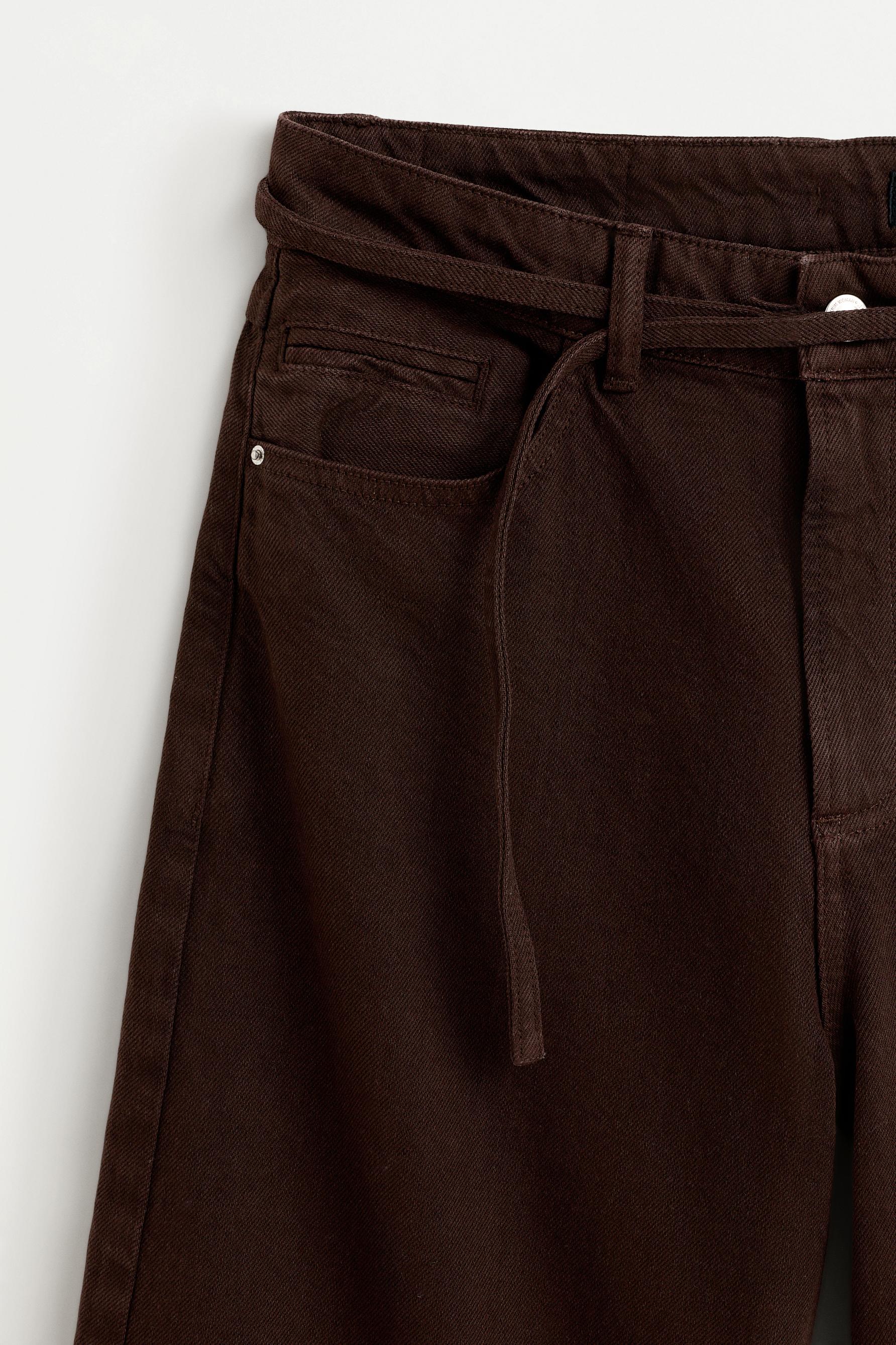 Denim Jorts — CHOCOLATE