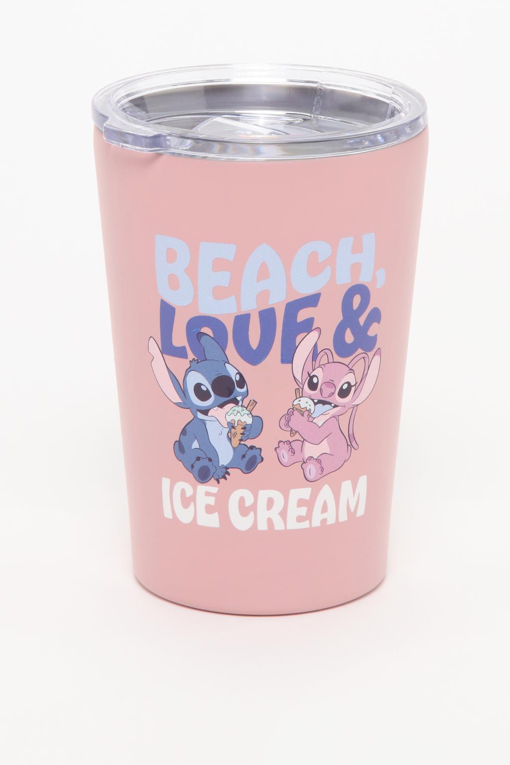 Taza termo rosa Lilo & Stitch ©Disney