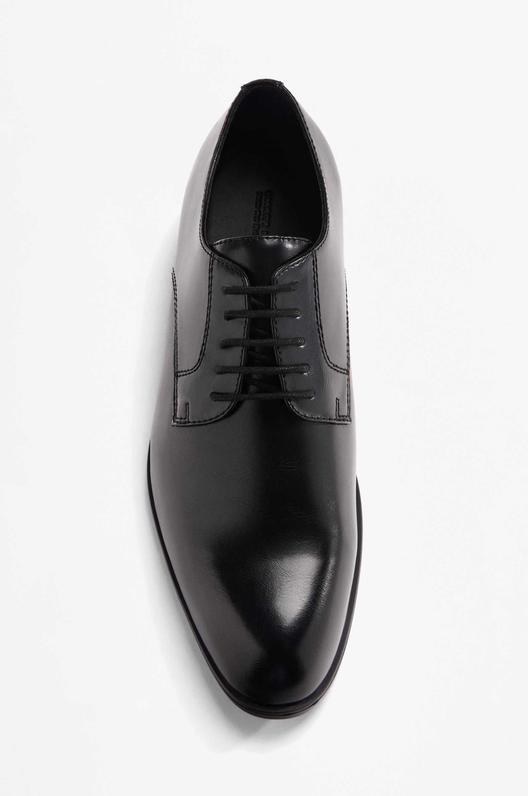 Tailored blucher shoe — BLACK