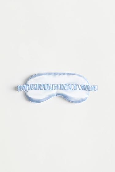 Polka dot print sleep mask — PASTEL BLUE 2