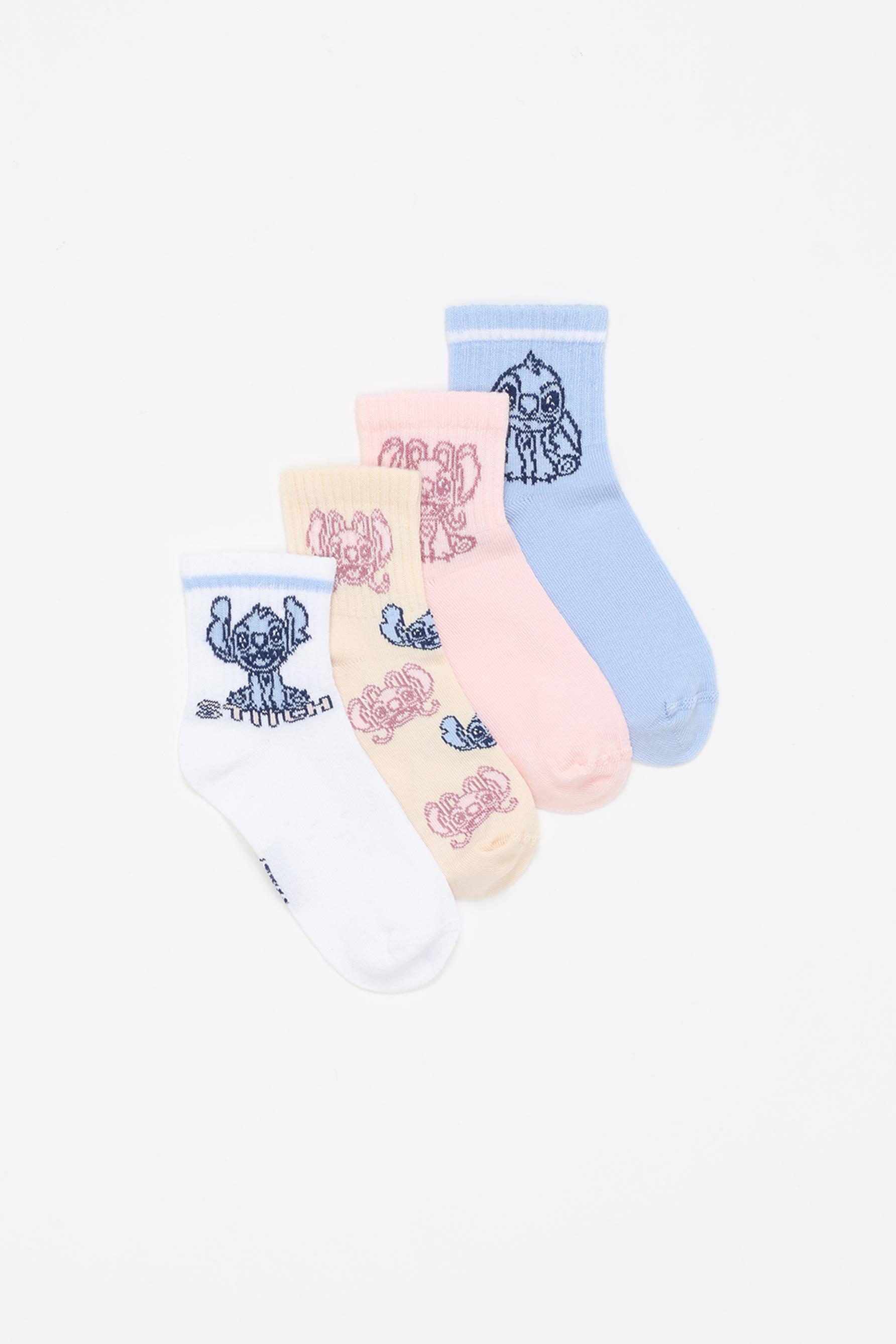 Pack 4 calcetines largos Stitch y Ángel ©Disney