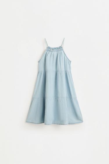 Lightweight denim dress — FADED BLUE 1
