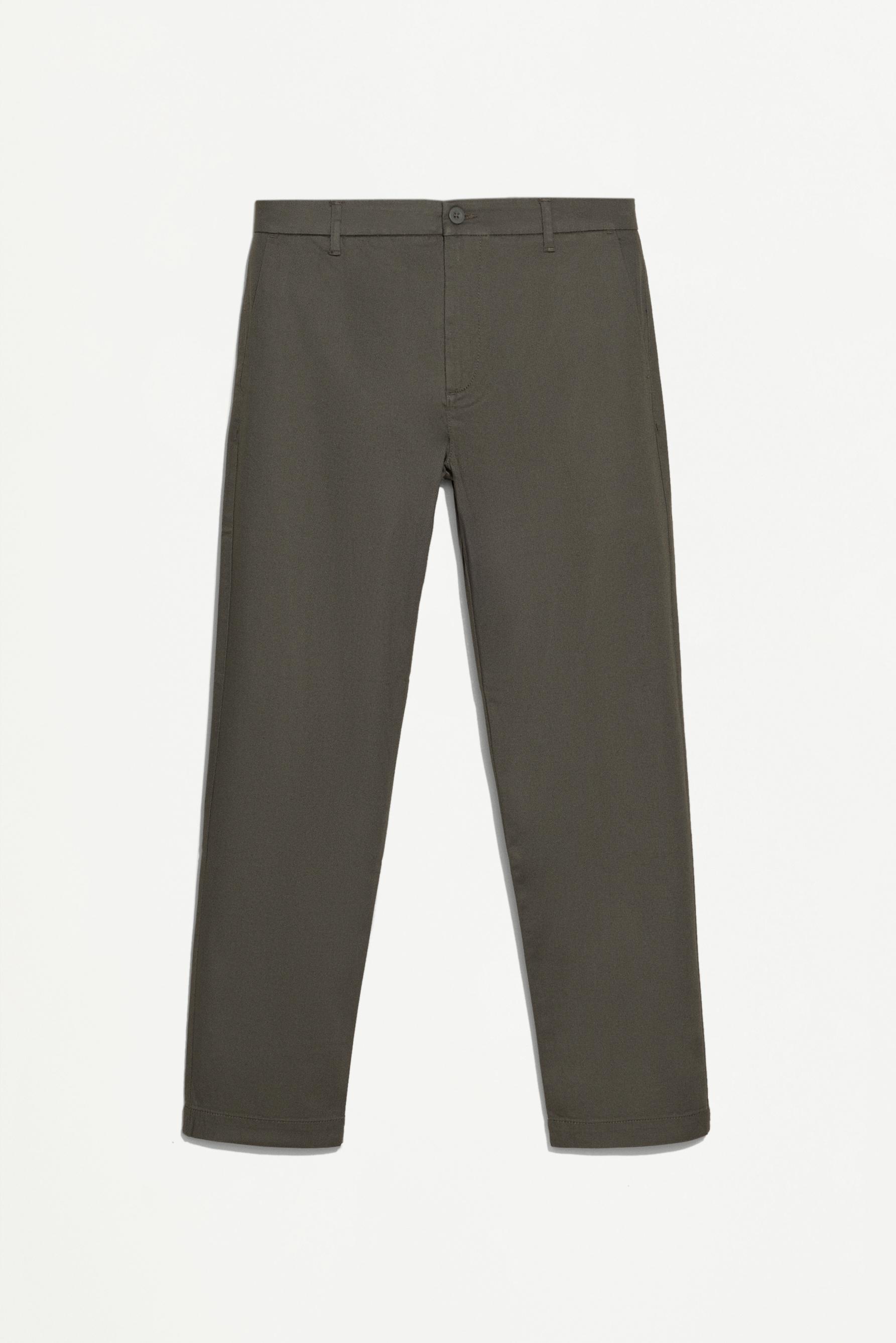 Slim fit chino trousers — DARK KHAKI