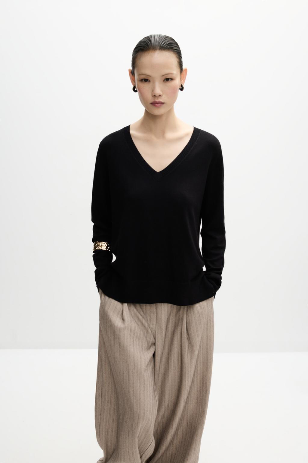 Basic V-neck sweater