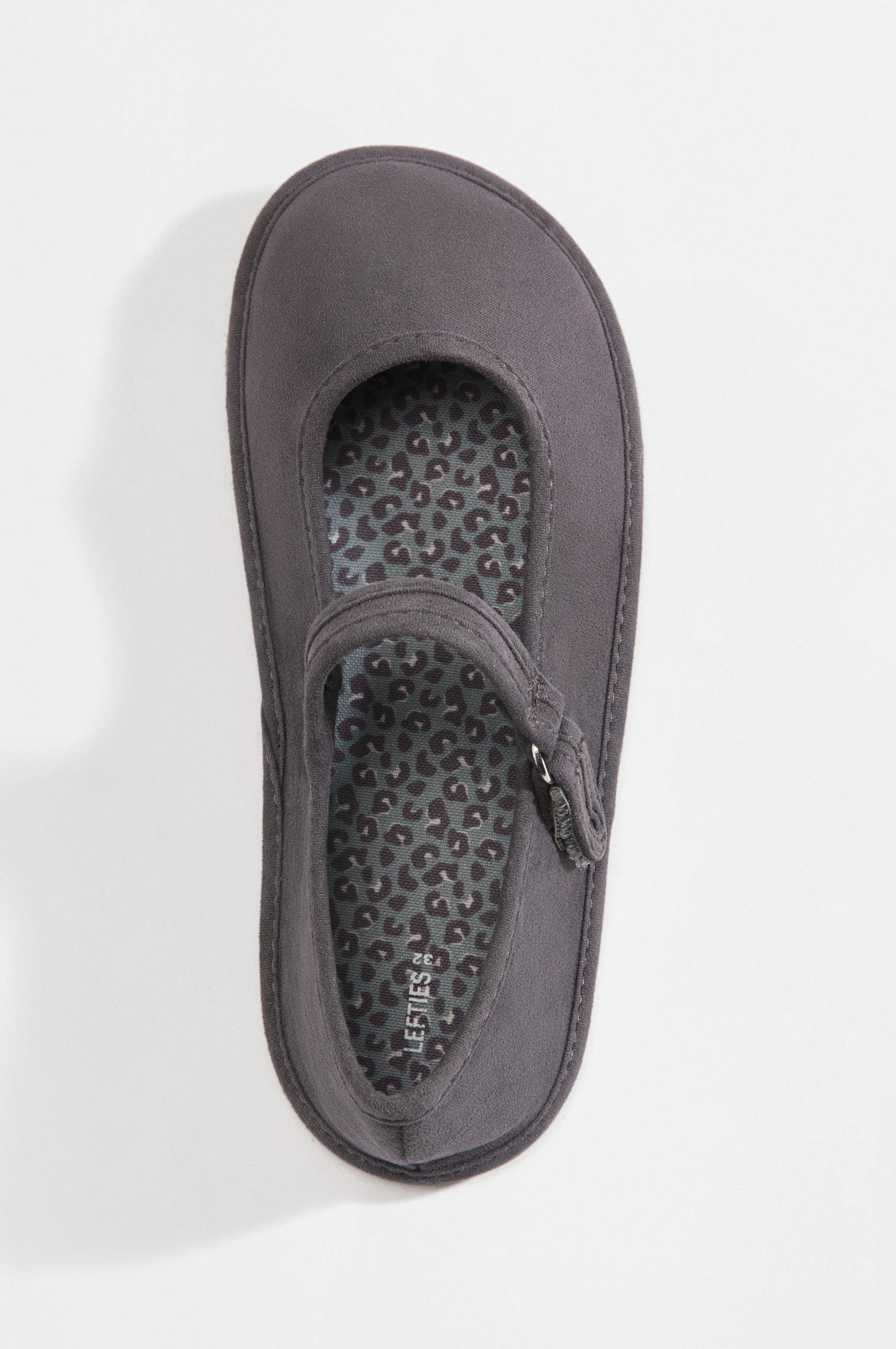 Barefoot Mary Jane ballet flats — GREY