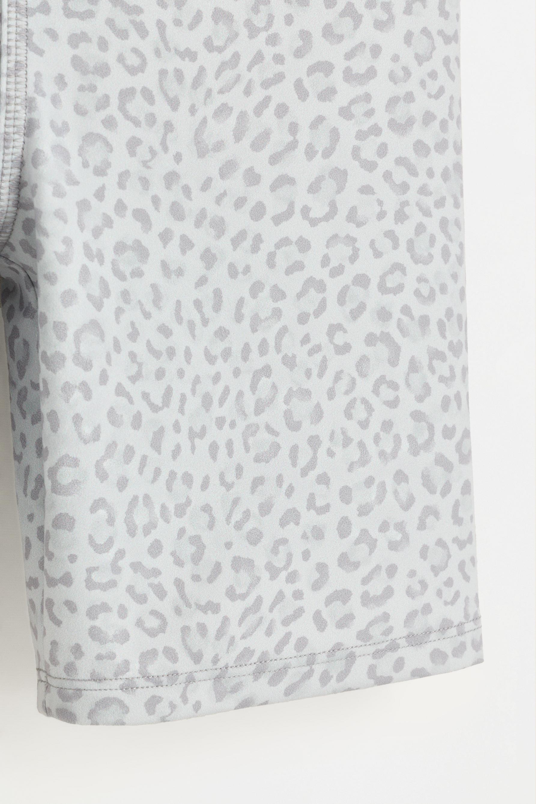 Printed cycling leggings — GREY