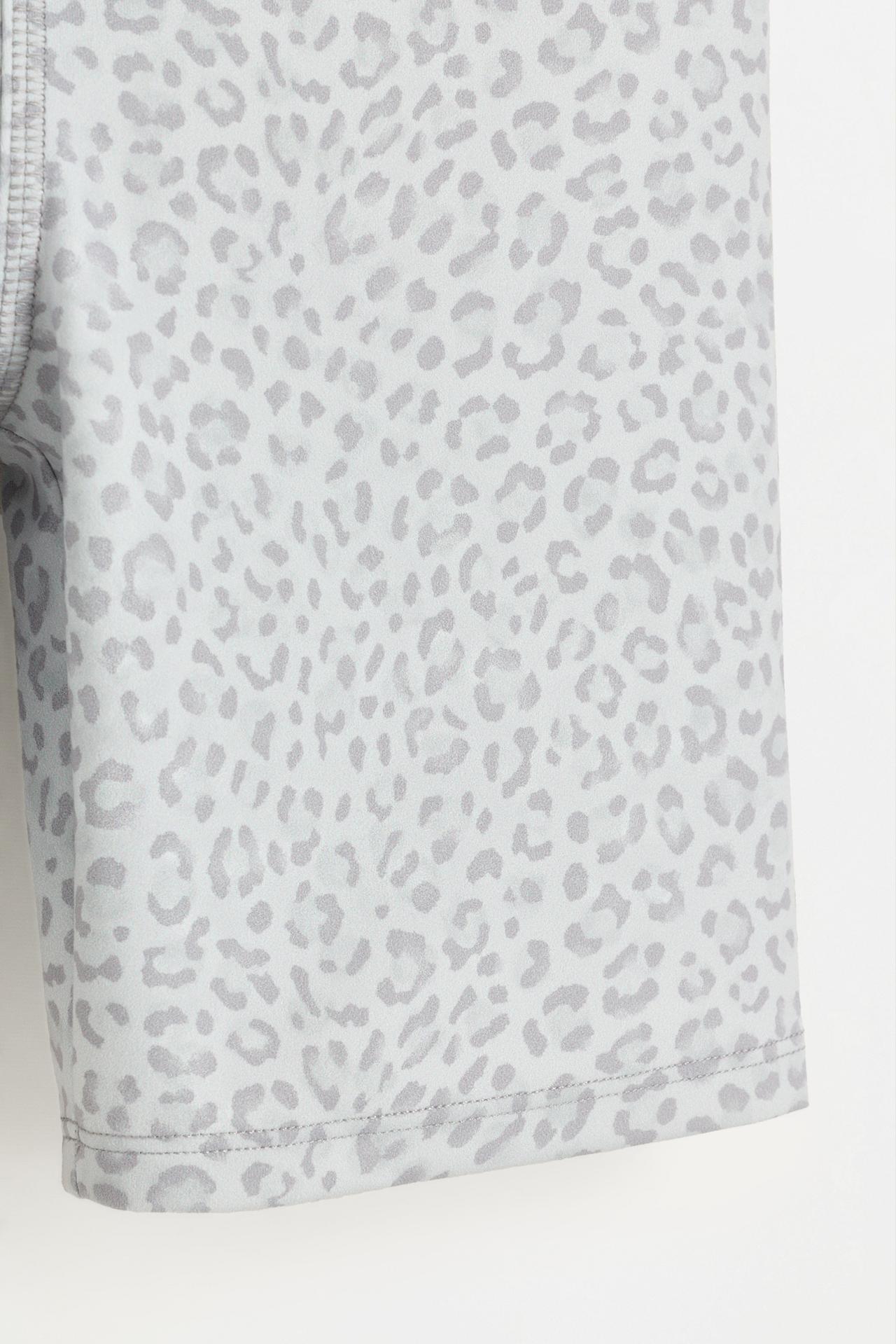 Printed cycling leggings — STONE
