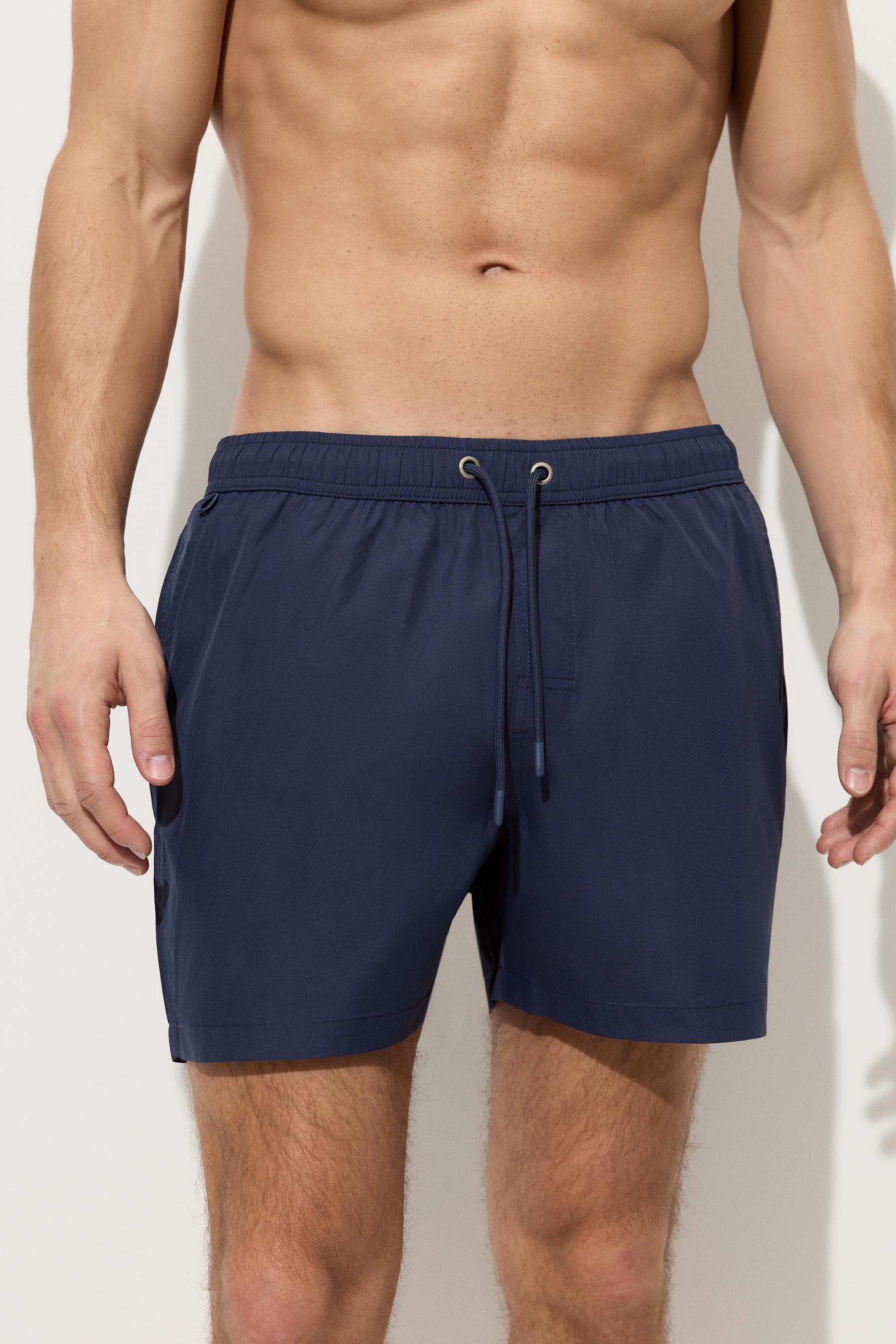 Basic regular fit swim shorts — NAVY