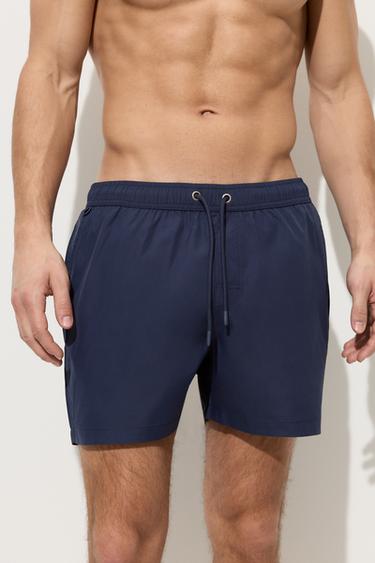 Basic regular fit swim shorts — NAVY 3