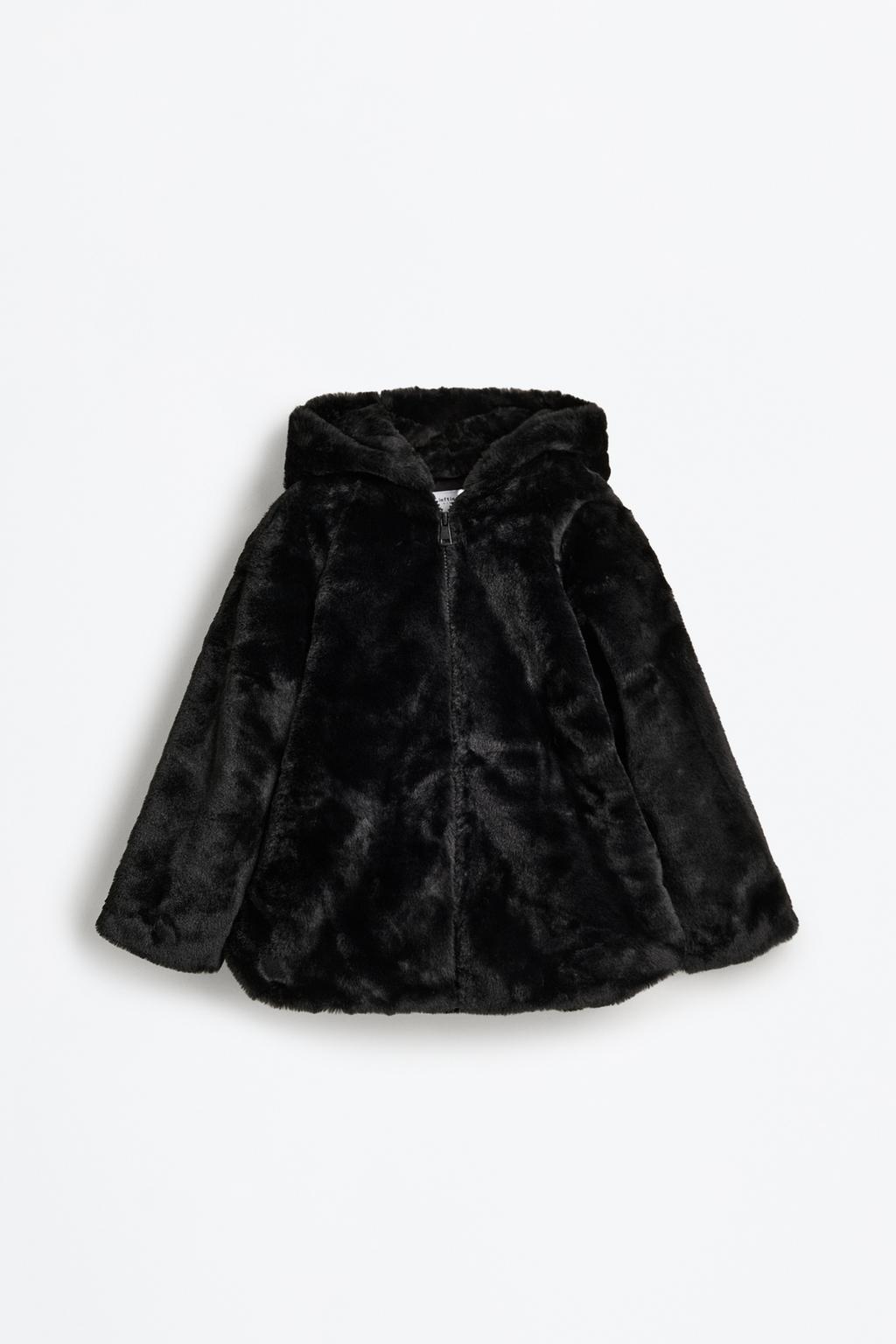 Faux fur coat