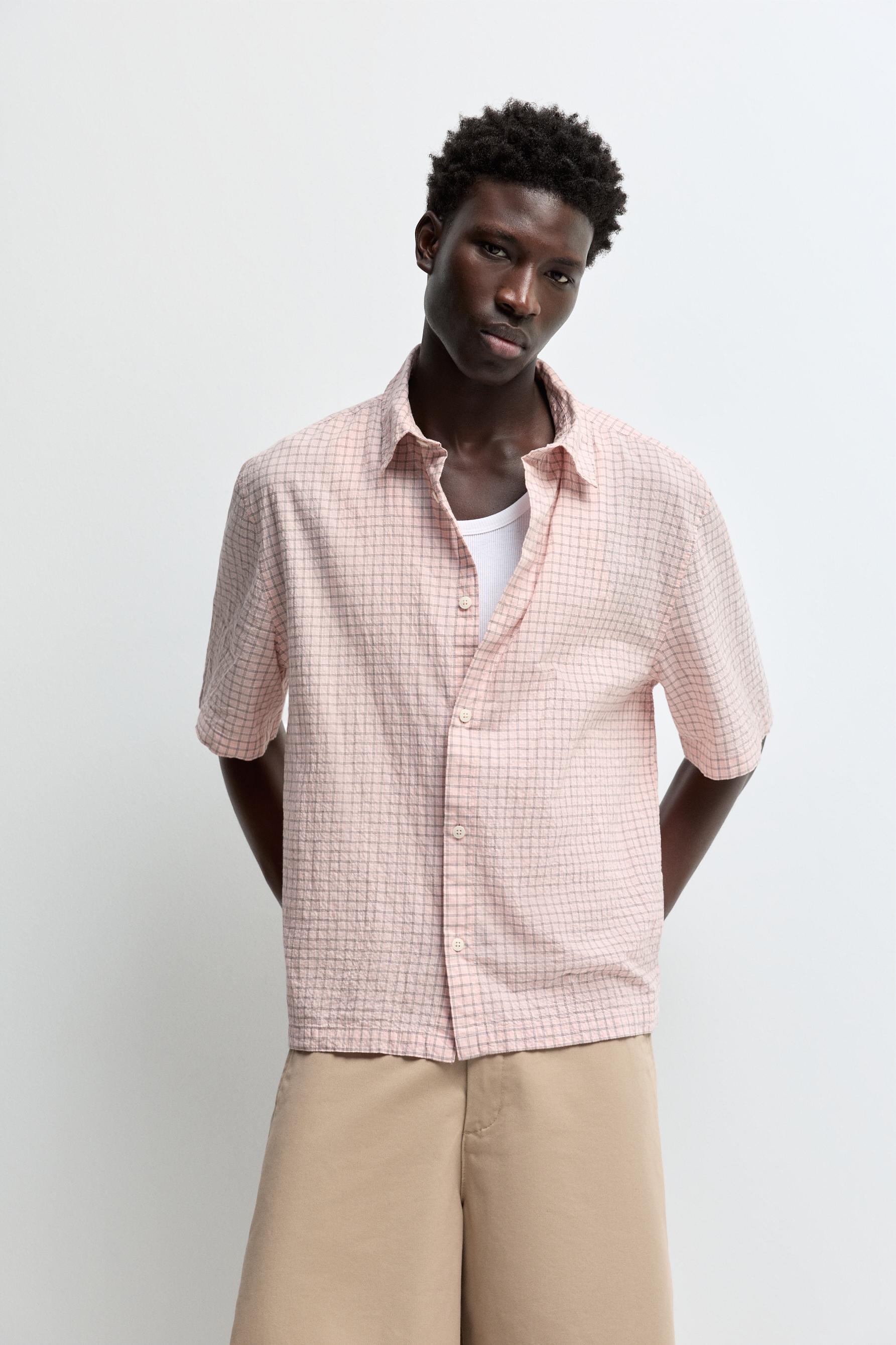 Camisa fluida cuadros