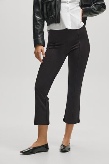 Shaping bell bottom trousers — BLACK 2