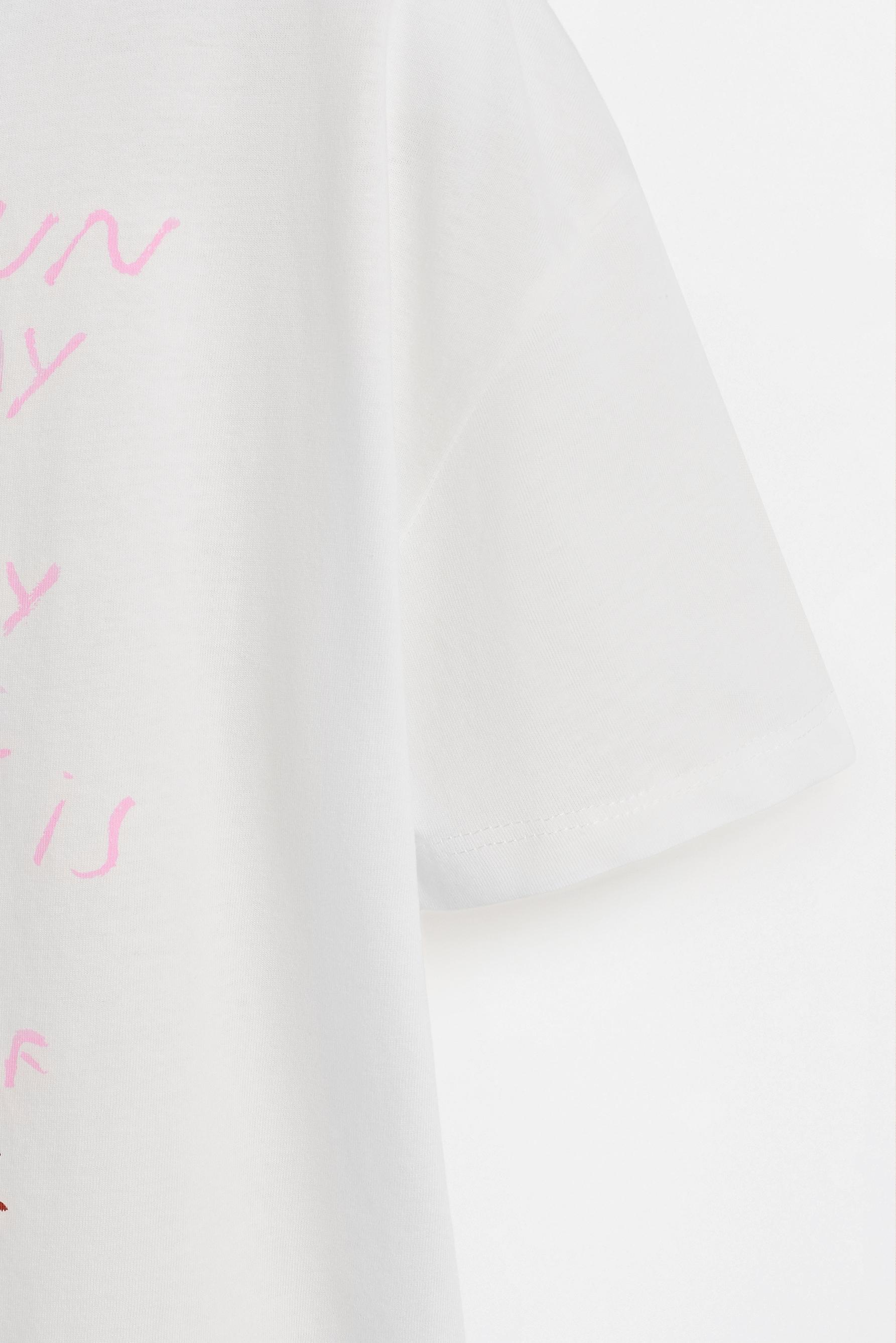 Printed T-shirt — WHITE