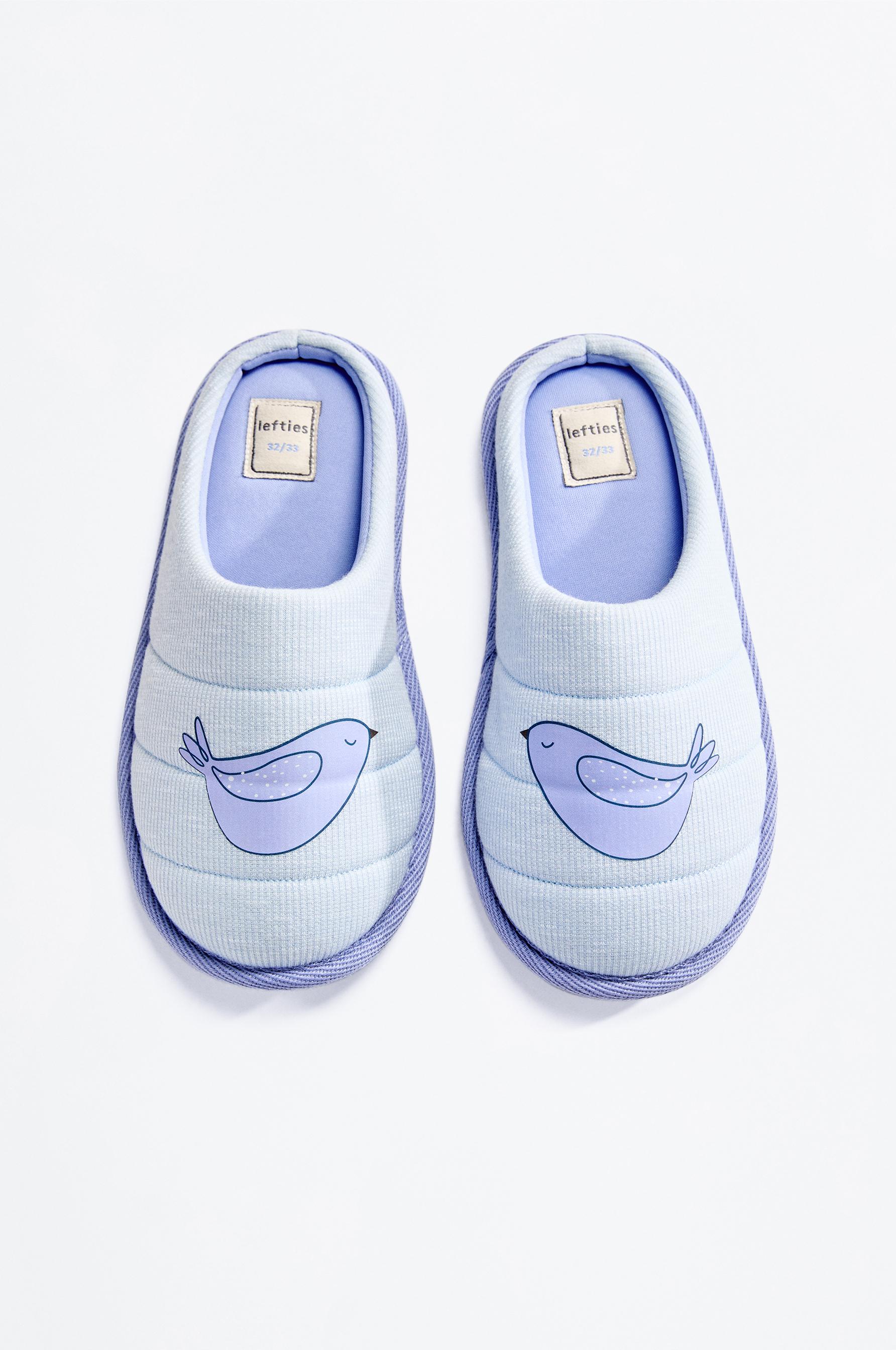 Birdie house slippers — MAUVE