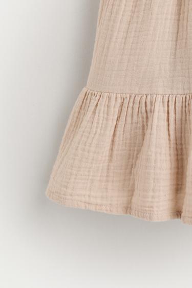 Elastic waist shirt dress — SAND 4