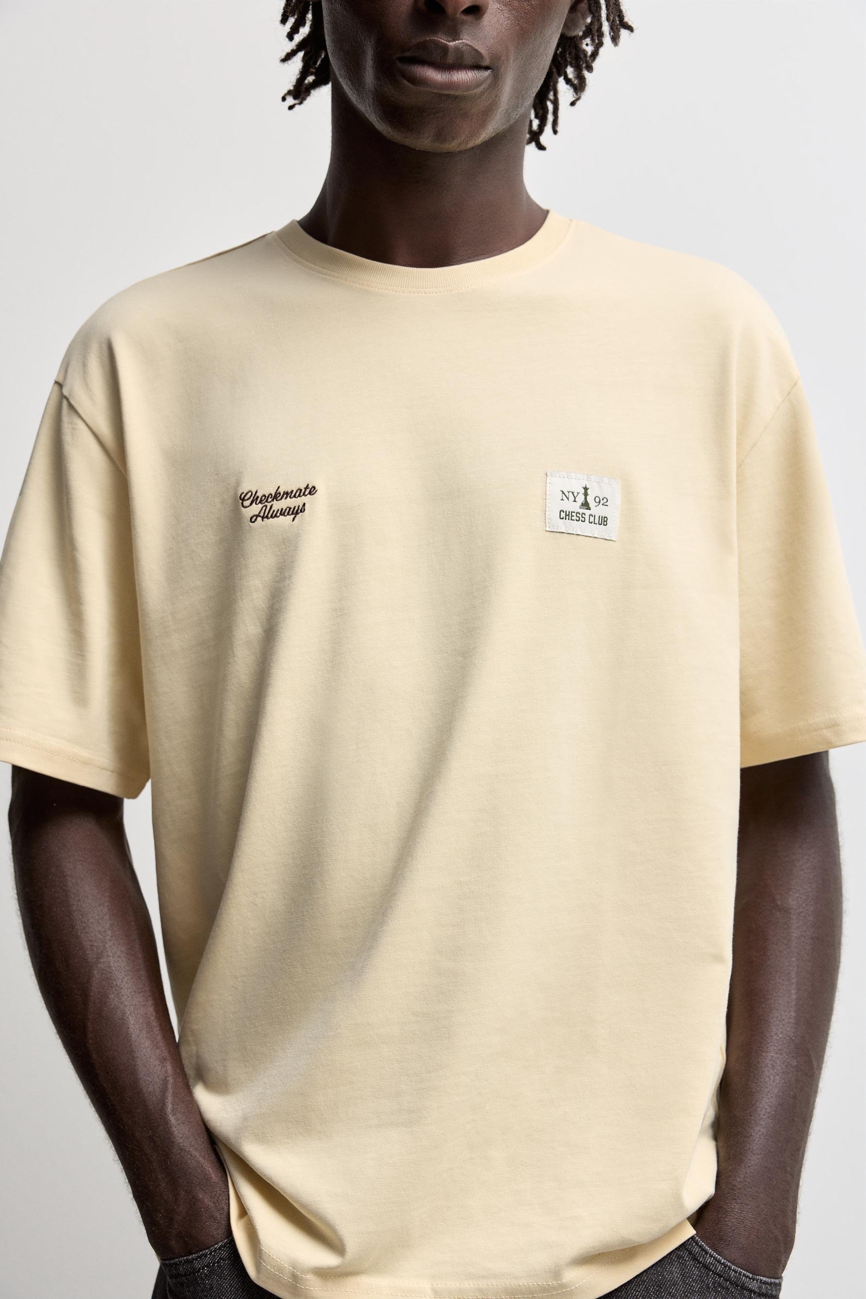 Patch T-shirt — VANILLA