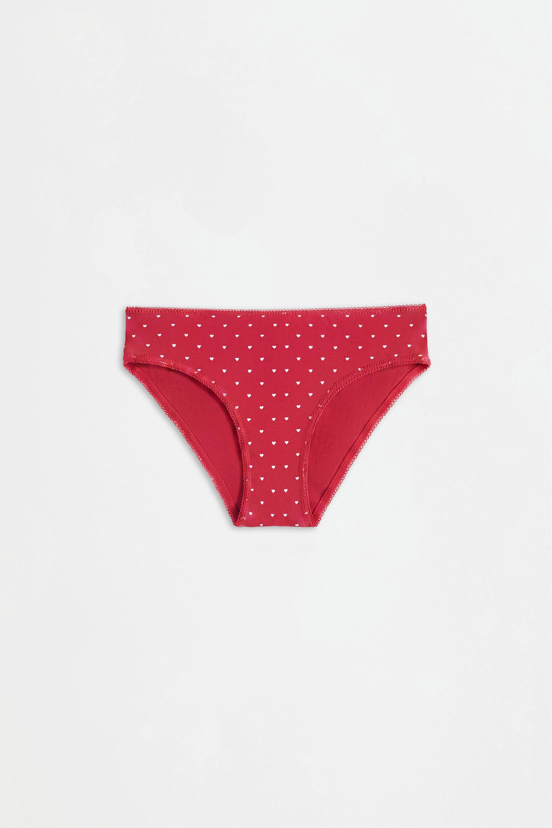 Pack of 7 classic cotton briefs — RED