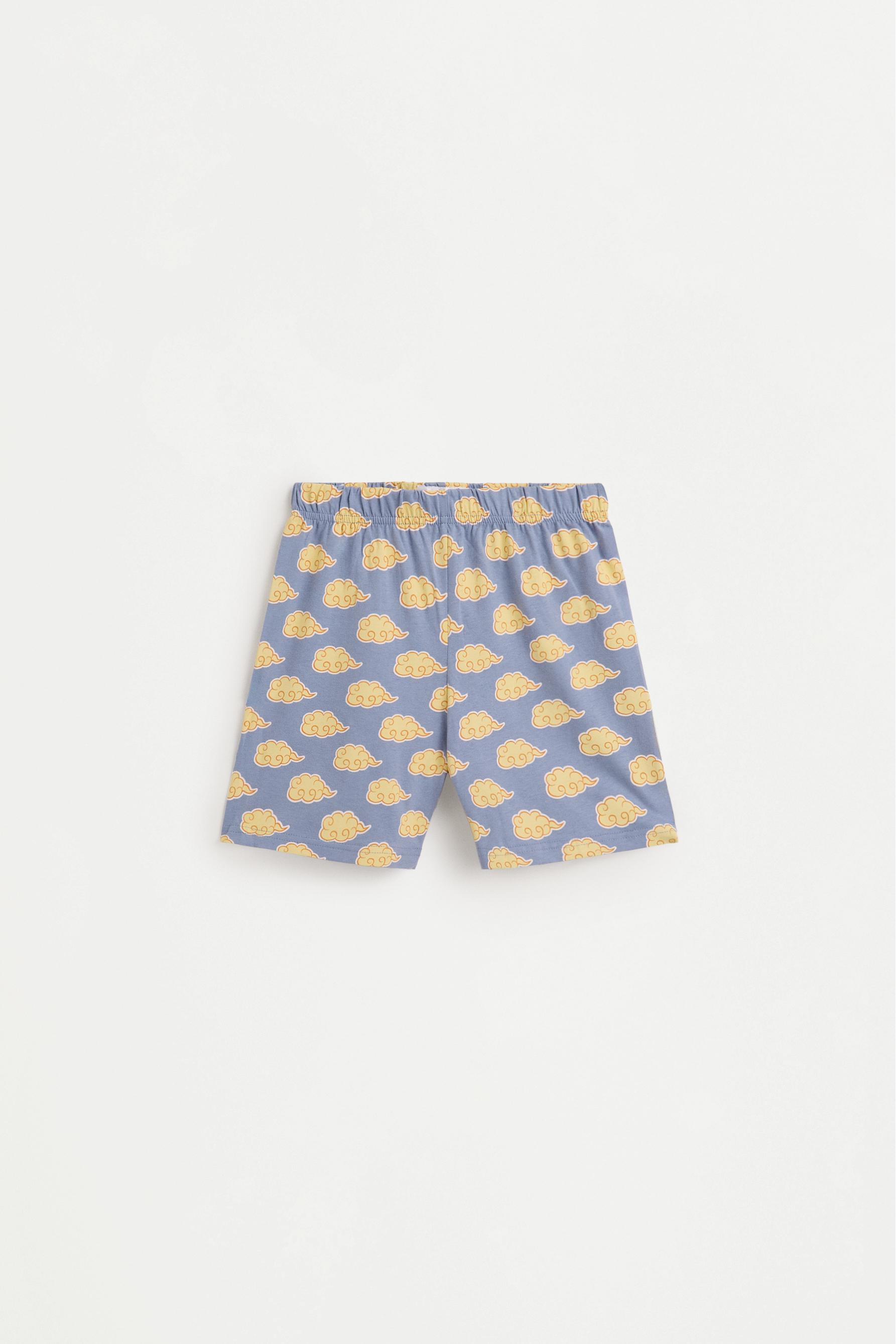 Goku Dragon Ball ©Bird Studio short pyjamas with sleep mask — BLUE