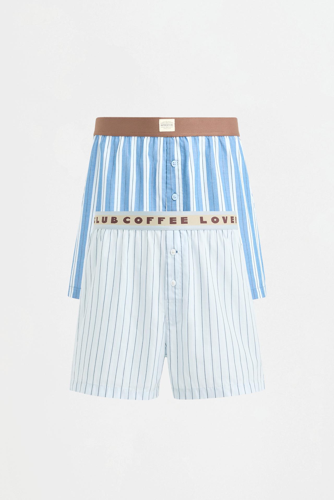 2-Pack striped boxer briefs — NAVY